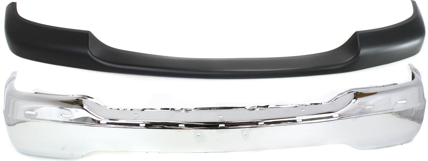 AM SIERRA 1500-2500-99-02 YUKON 00-06 FRONT BUMPER 2 pc kit w Bumper Trim SKU KIT 011718-09 Partslink GM1002373 GM1051104 OEM 15758072-89026801