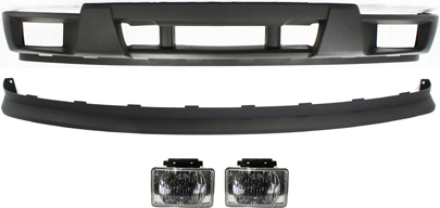 AM COLORADO 04-12 I 280-06-06 FOG LAMP RH AND LH 4 pc kit Assembly Halogen includes Bumper Cover and Valance SKU KIT 011718-21 Partslink GM2592135 GM1000722 GM1092183 OEM 22863814-12335805-15888037