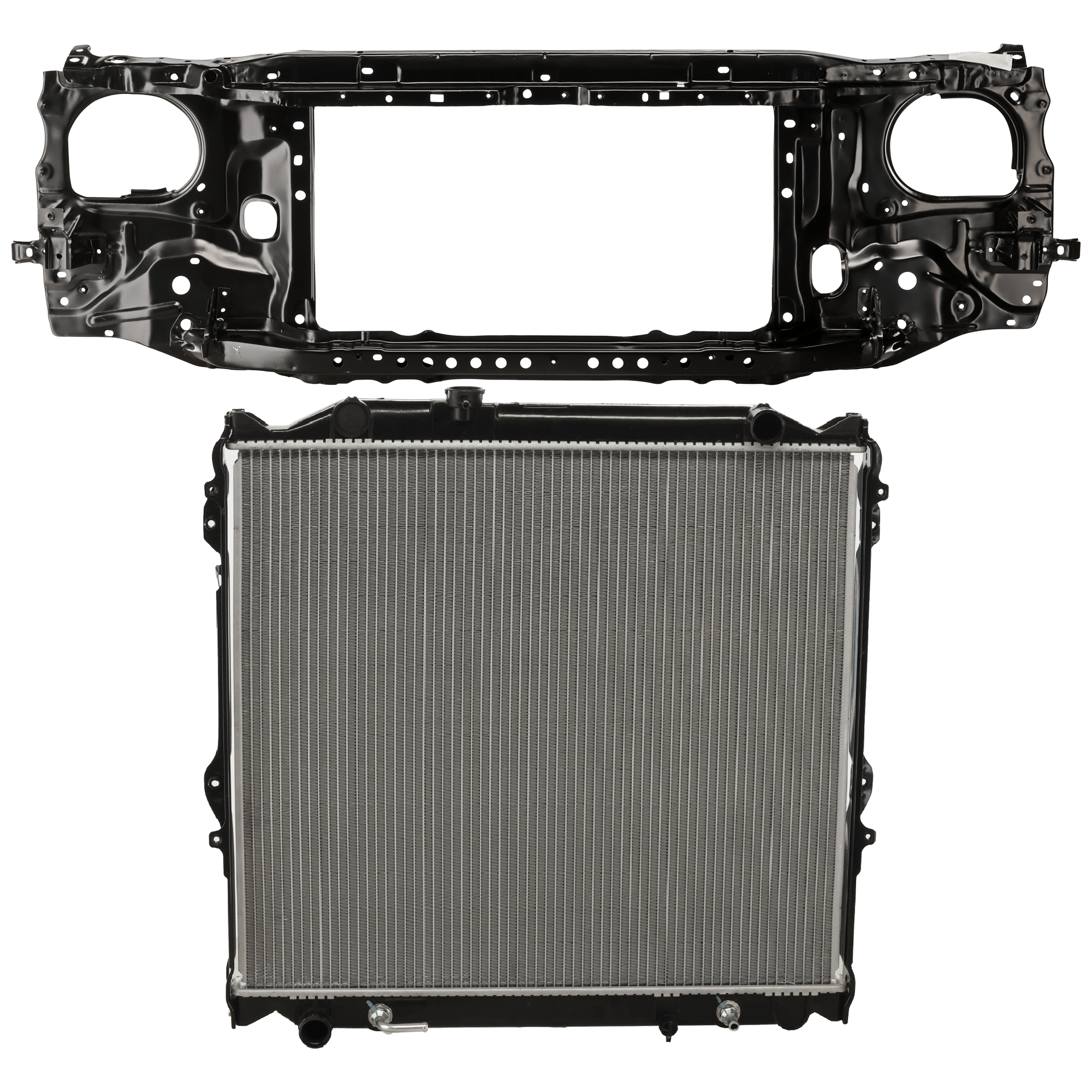 AM 4RUNNER 96-02 RADIATOR 2 pc kit SKU KIT 011725-02 Partslink TO3010192 TO1225159 OEM 16410YZZAJ 5320135100