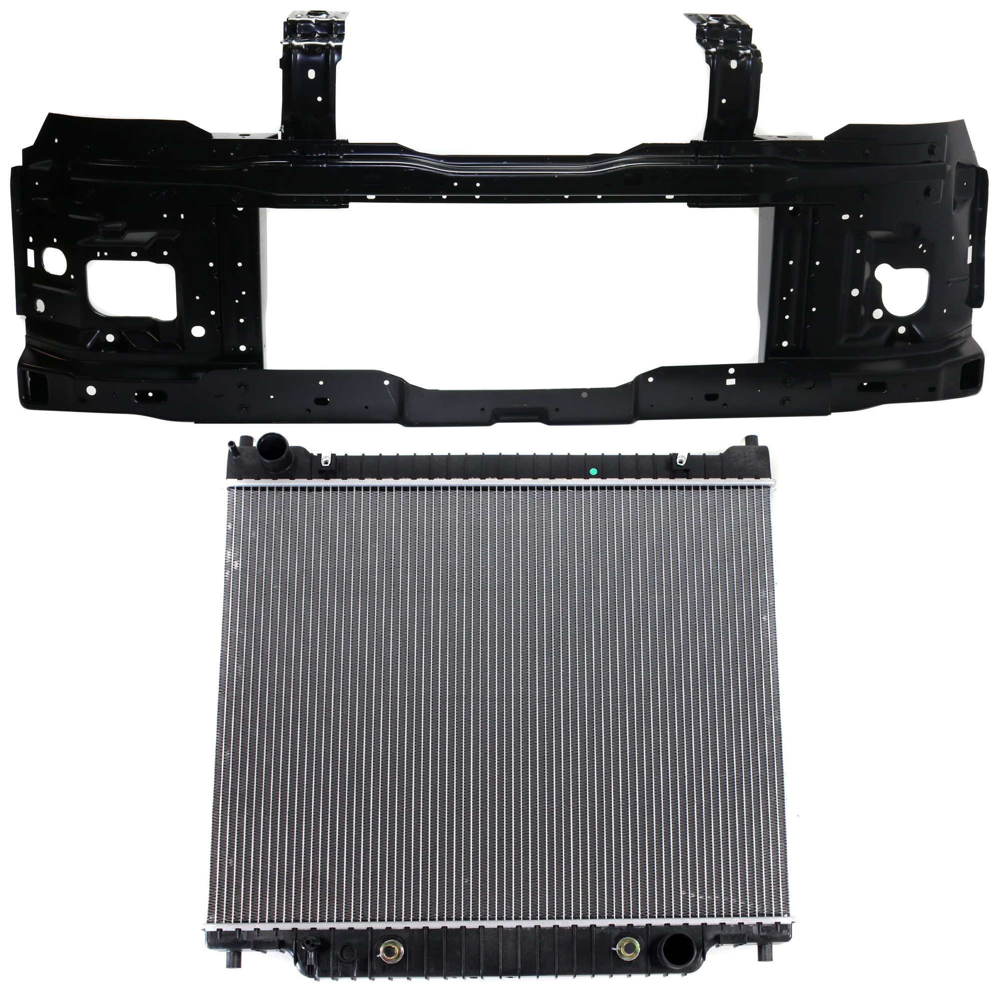 AM E 350 SUPER DUTY 08-18 E 450 SUPER DUTY 08-17 RADIATOR 2 pc kit SKU KIT 011725-101 Partslink FO3010255 FO1225222 OEM 3C2Z8005A HC2Z16138A