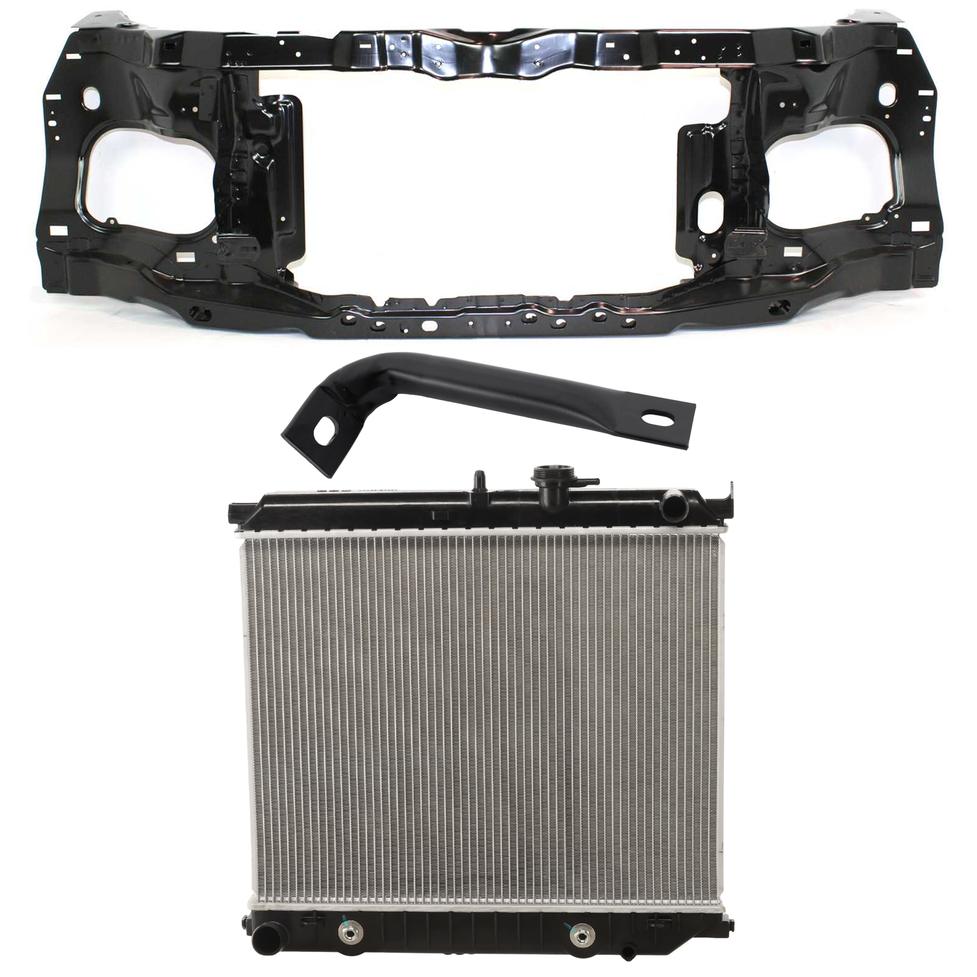 AM COLORADO CANYON 04-12 RADIATOR 3 pc kit SKU KIT 011725-141 Partslink GM3010455 GM1233110 GM1225212 OEM 15120862-20827029-19167125