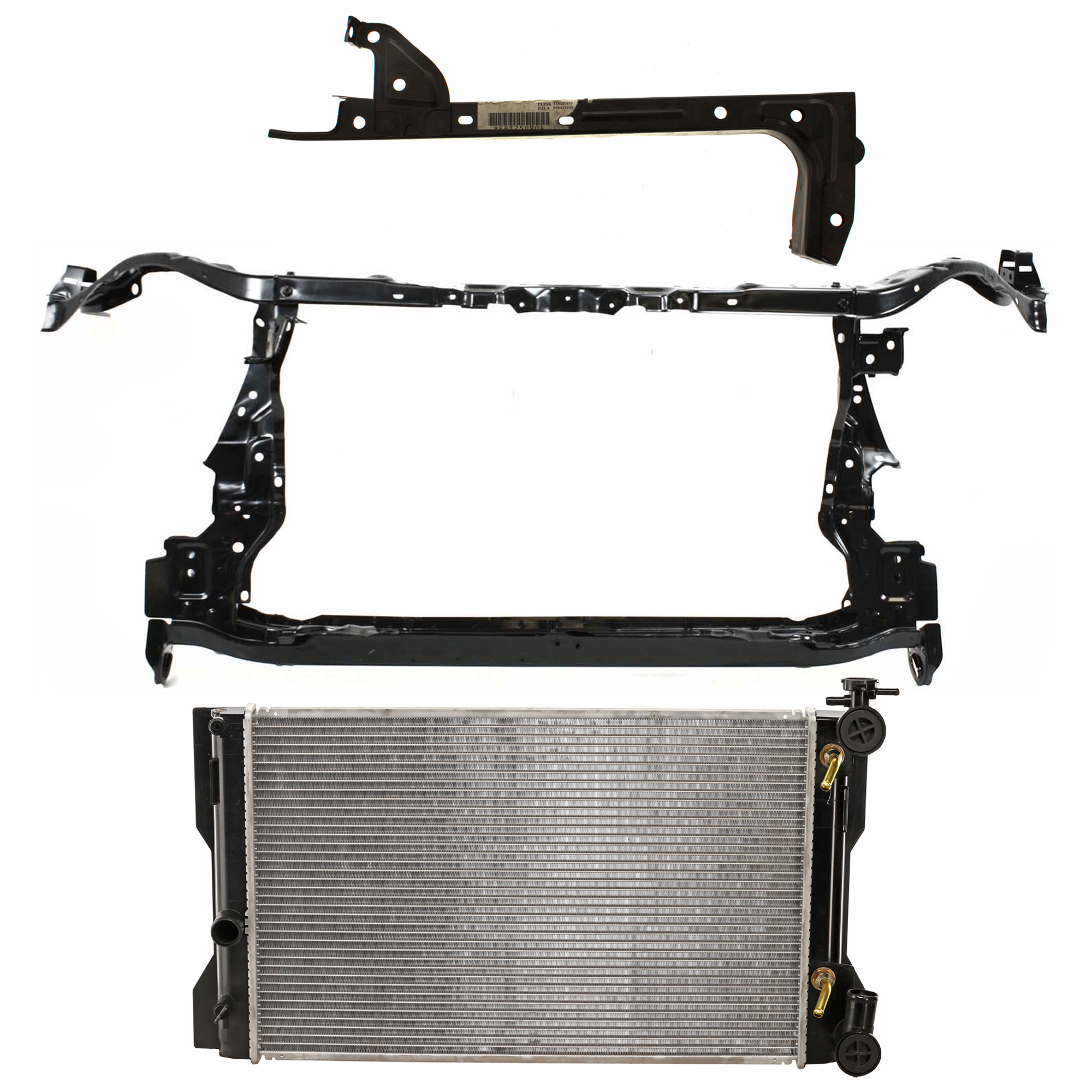 AM MATRIX 09-13 RADIATOR 3 pc kit 4 Cyl 2.4L Eng. Plastic Tank SKU KIT 011725-149 Partslink TO3010324 TO1233103 TO1225280 OEM 164100H260-5320802090-53201022
