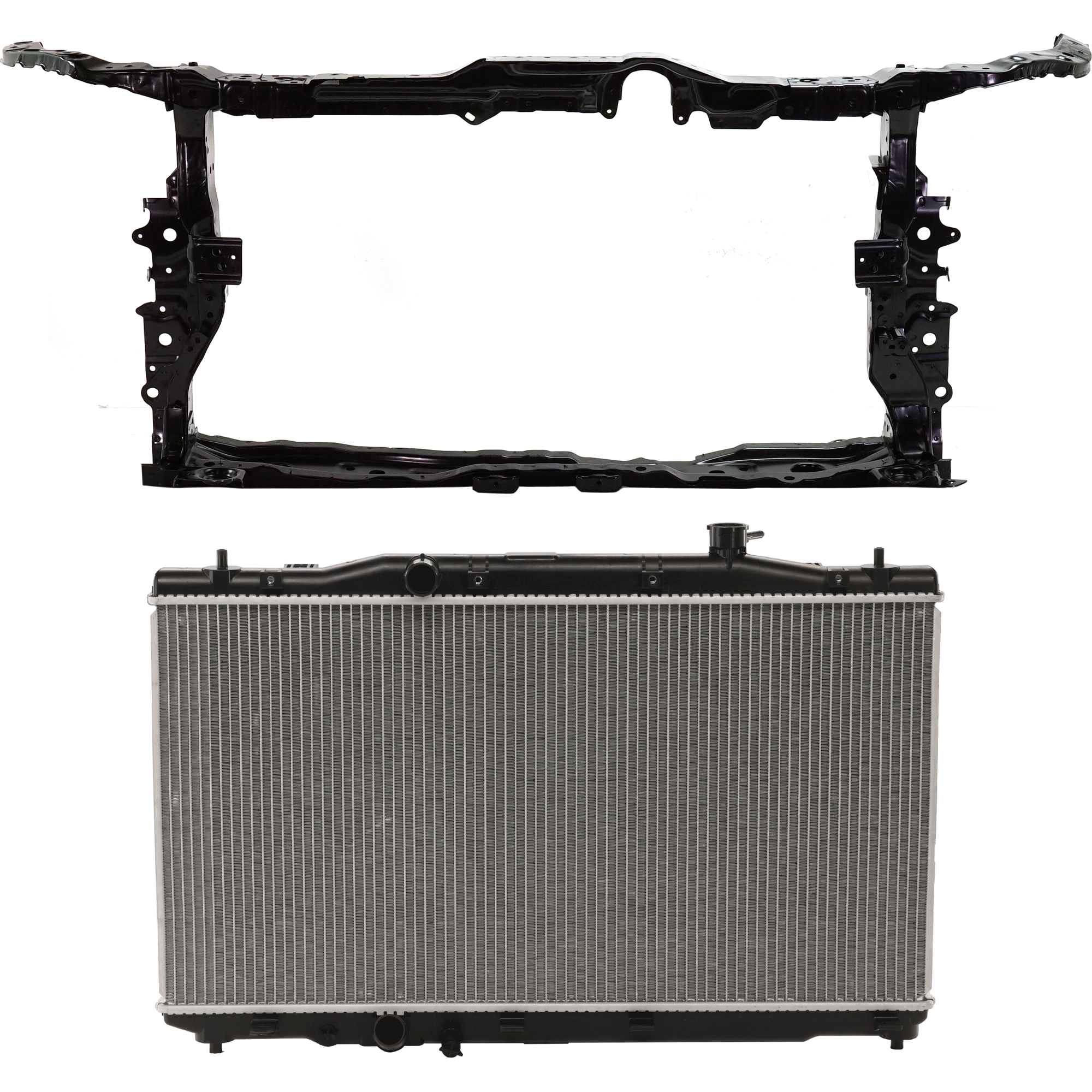 AM ACCORD 18-22 RADIATOR 2 pc kit 4 Cyl Plastic Tank SKU KIT 011725-16 Partslink HO3010245 HO1225200 OEM 190106B2A01-190106A0A01-60400T