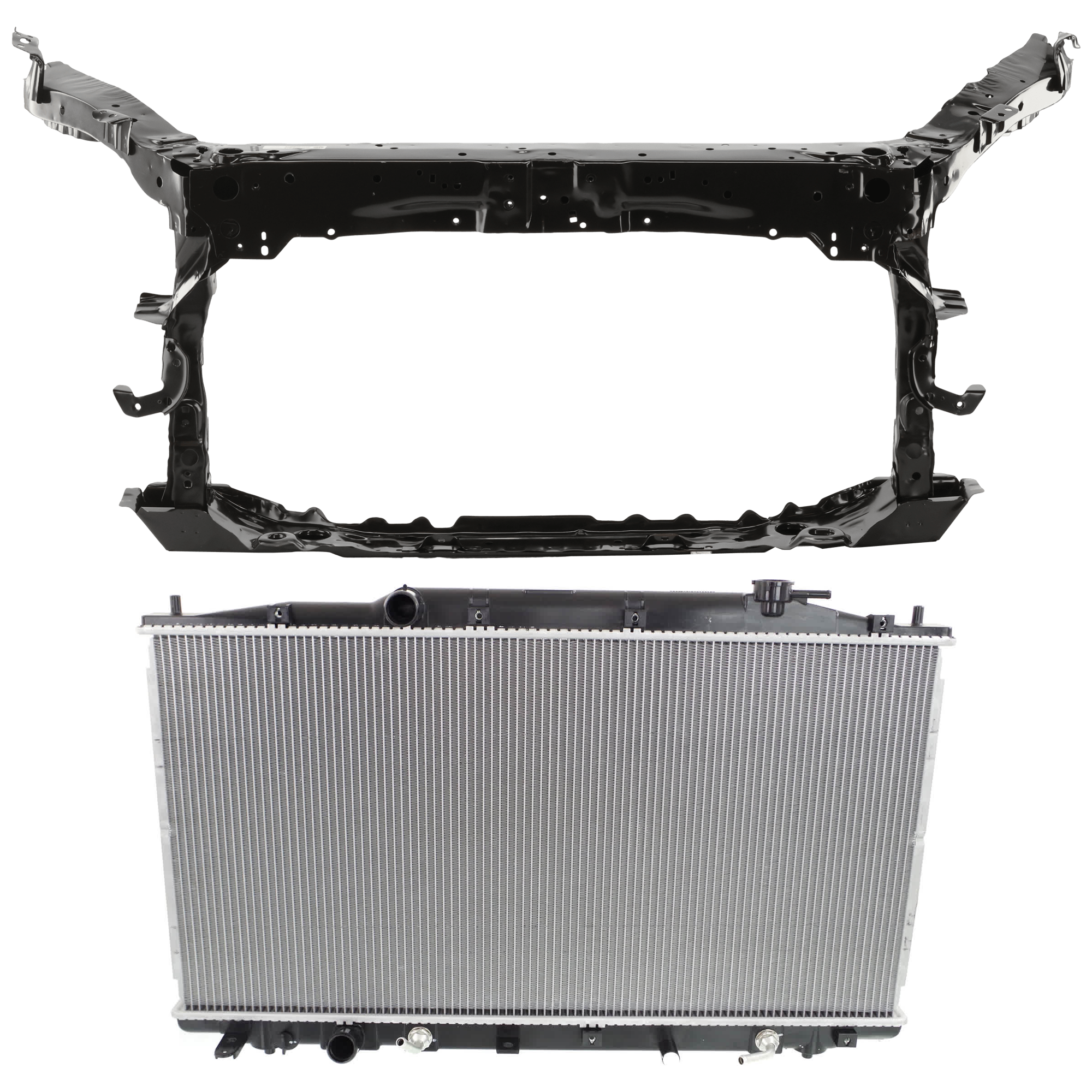 AM CROSSTOUR 12-15 ACCORD CROSSTOUR 10-11 RADIATOR 2 pc kit 6 Cyl 3.5L Eng. Plastic Tank SKU KIT 011725-20 Partslink HO3010216 AC3010152 HO1225166 OEM 19010R70A53-19010R8AA51-60400T