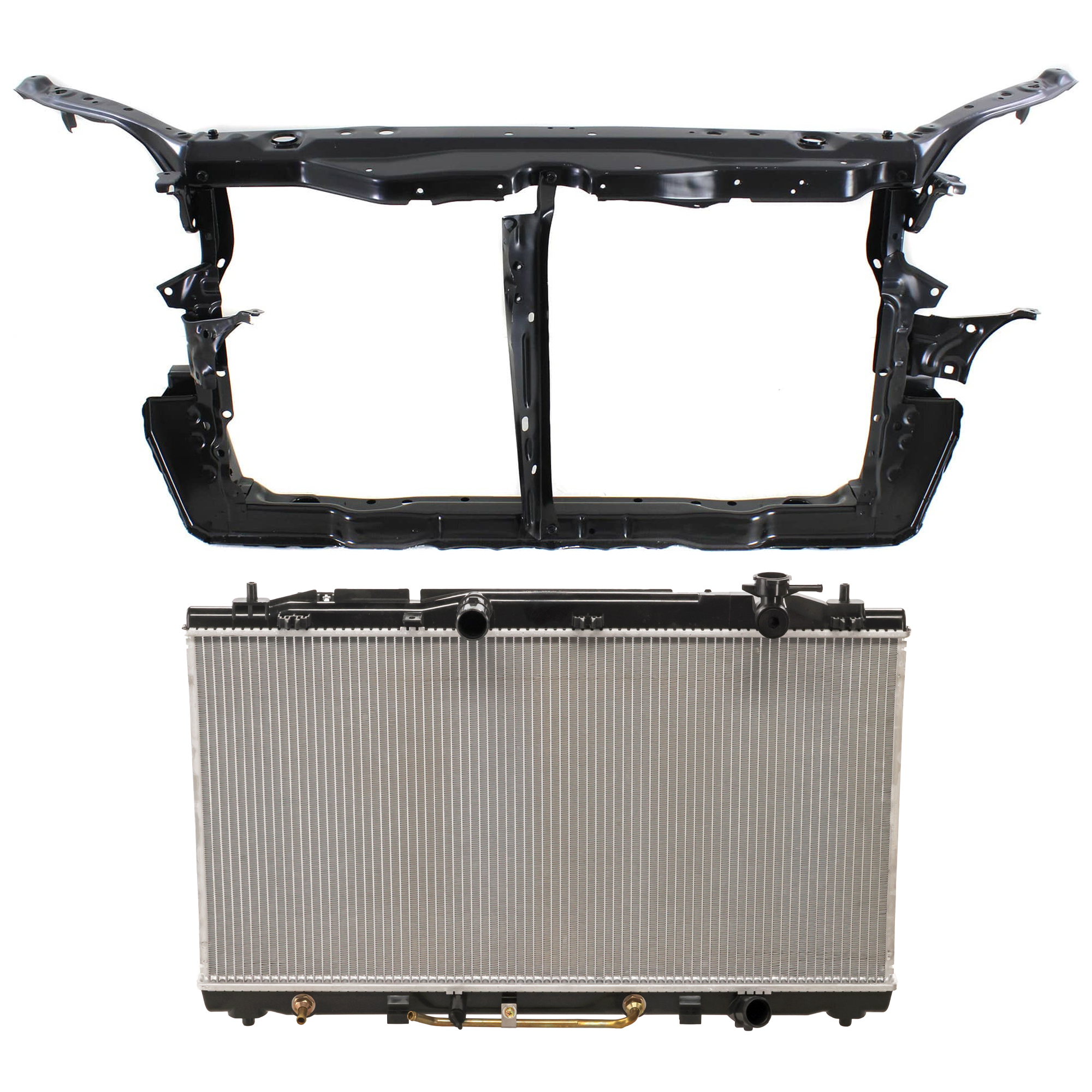 AM AVALON 05-10 RADIATOR 2 pc kit 6 Cyl 3.5L Eng. Plastic Tank SKU KIT 011725-35 Partslink TO3010300 TO1225255 OEM 16400AD010-5321007030