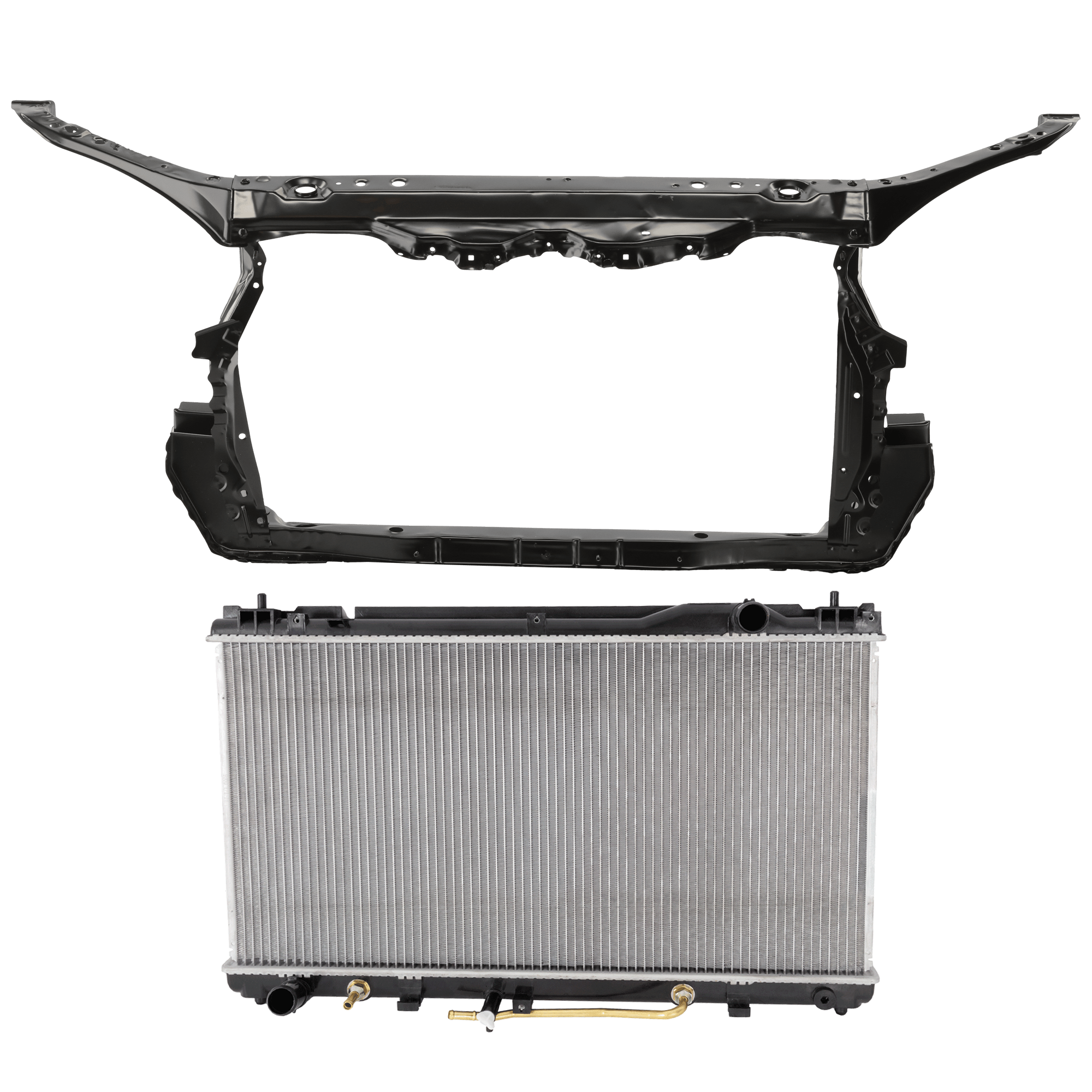 AM CAMRY 02-06 RADIATOR 2 pc kit 6 Cyl Plastic Tank SKU KIT 011725-50 Partslink TO3010262 TO1225298 OEM 164000A420-16410AZ044-16410YZZ