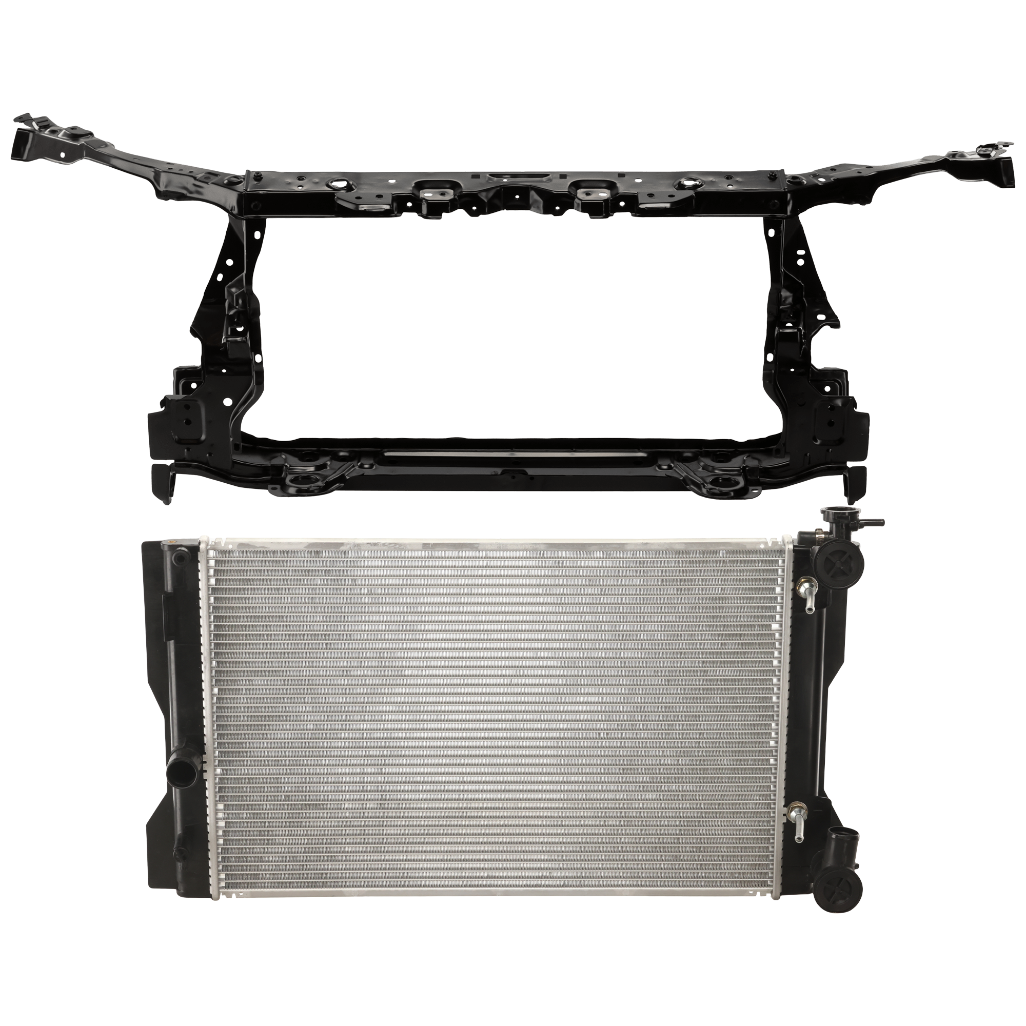 AM COROLLA 09-13 RADIATOR 2 pc kit 4 Cyl 1.8L Eng. Plastic Tank SKU KIT 011725-82 Partslink TO3010323 TO1225283 OEM 164100T031-5320102250 PFM