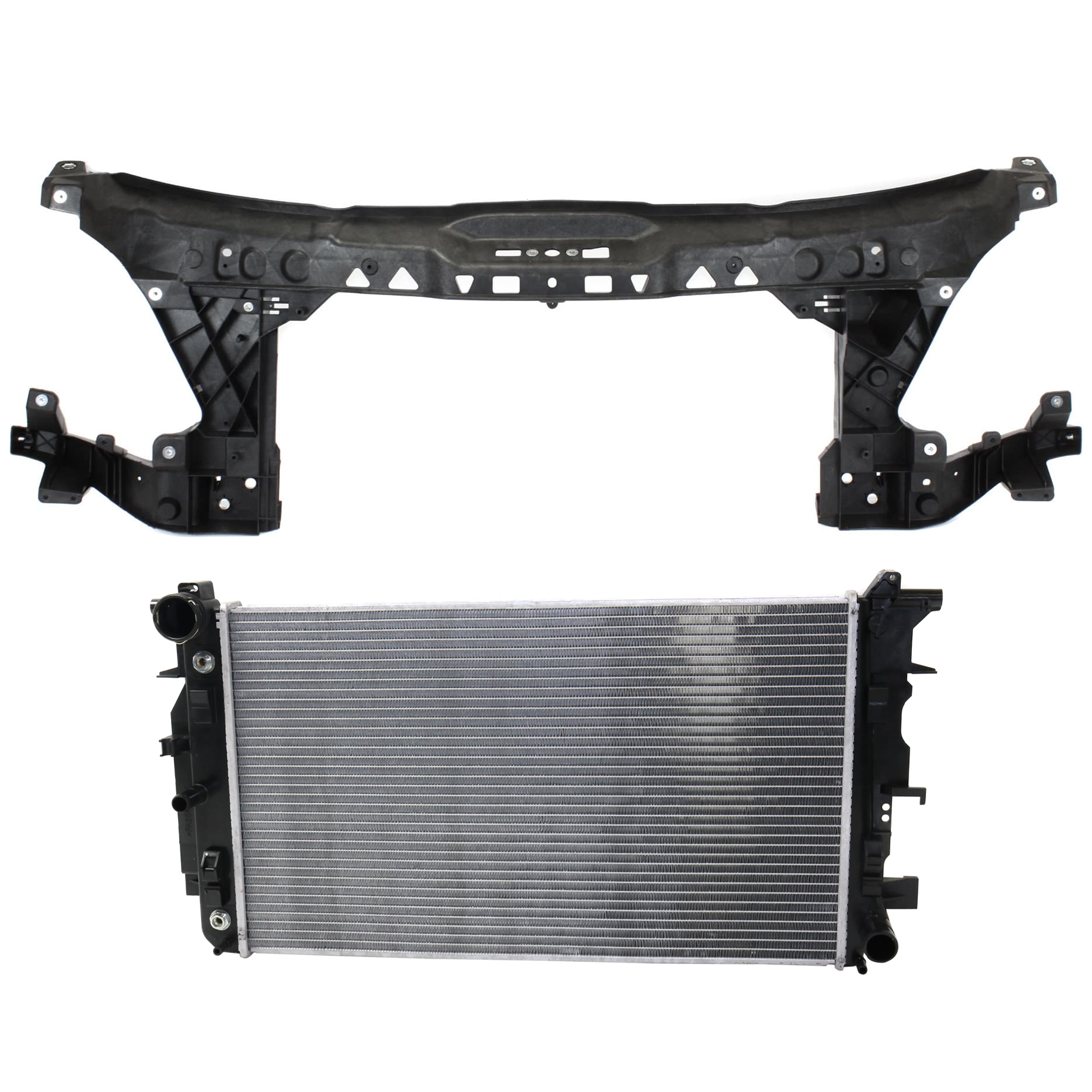AM SPRINTER 2500 SPRINTER 3500-10-13 RADIATOR 2 pc kit 6 Cyl Plastic Tank SKU KIT 011725-93 Partslink MB3010169 CH1225231 MB1225175 OEM 9065001402-9065001502-68013630