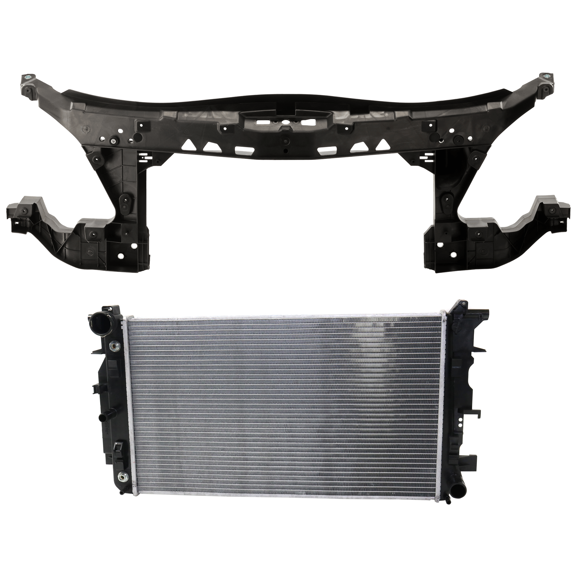 AM SPRINTER 2500-14-18 SPRINTER 3500-14-14-18-18 RADIATOR 2 pc kit 6 Cyl 3.0L Eng. Plastic Tank SKU KIT 011725-94 Partslink MB3010169 MB1225181 OEM 9065001402-9065001502-68013630
