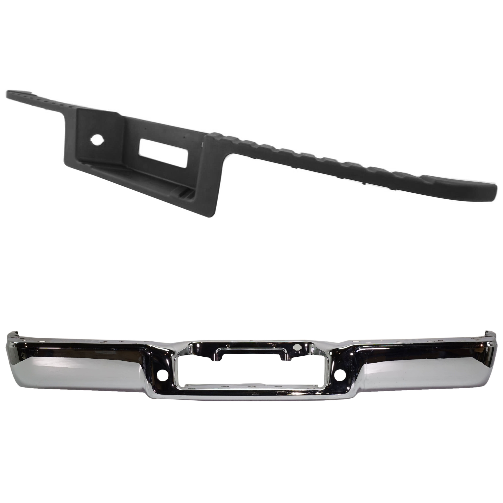 AM F 150 MARK LT 06-08 STEP BUMPER 2 pc Kit includes Rear Bumper Step Pad SKU KIT 011926-07 Partslink FO1102358 FO1191122 OEM 8L3Z17906B 7L3Z17B807B