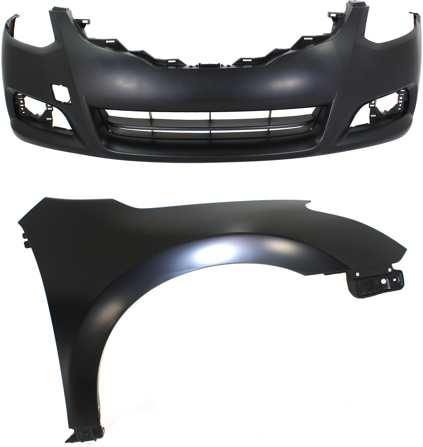 AM ALTIMA 10-13 FRONT FENDER RH 2 pc Kit Includes Bumper Cover SKU KIT 012118-12 Partslink NI1241195 NI1000275 OEM 63100ZN65A 62022ZX10H