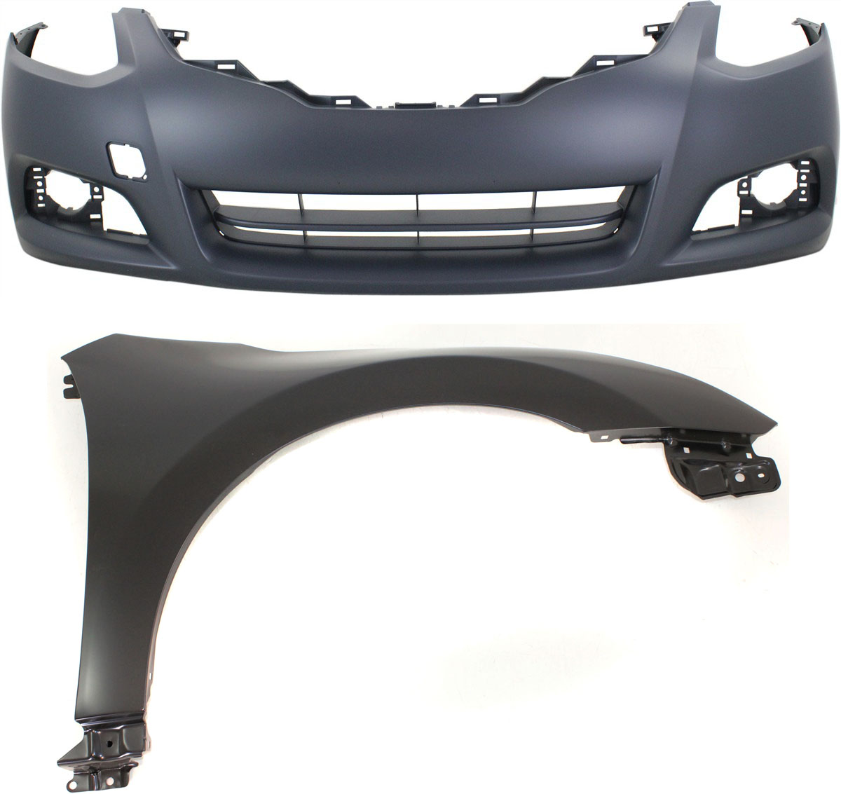 AM ALTIMA 10-13 FRONT FENDER RH 2 pc Kit Includes Bumper Cover CAPA SKU KIT 012118-19 Partslink NI1000275C NI1241195C OEM 62022ZX10H 63100ZN65A
