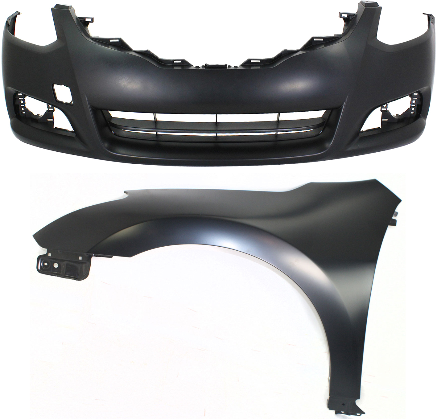 AM ALTIMA 10-13 FRONT FENDER LH 2 pc Kit Includes Bumper Cover SKU KIT 012118-26 Partslink NI1240195 NI1000275 OEM 63101ZN65A 62022ZX10H
