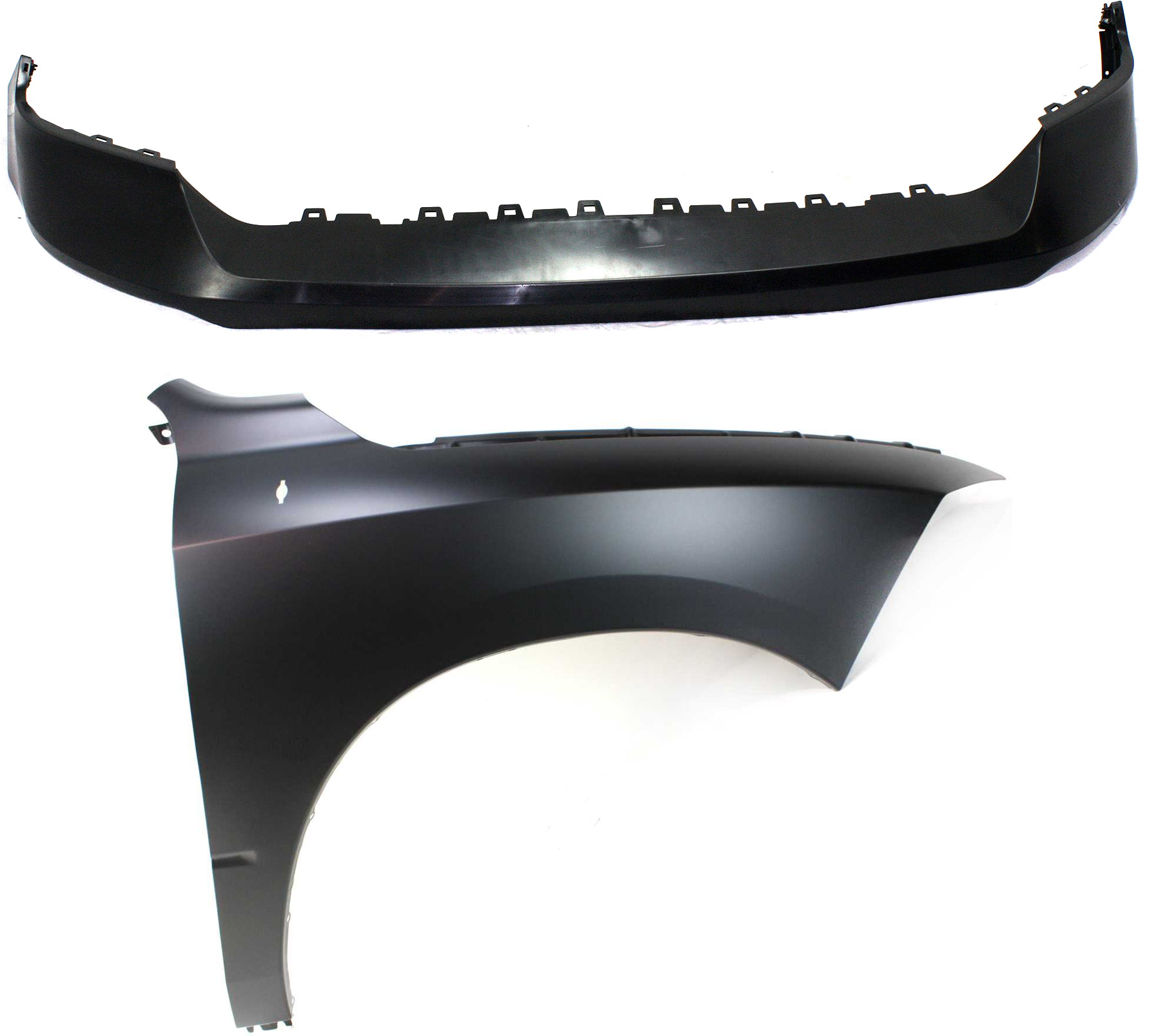 AM RAM 1500-13-18-1500 CLASSIC 19-23 FRONT FENDER RH Primed 2 pc kit with Bumper Cover SKU KIT 012118-49 Partslink CH1241269 CH1014107 OEM 68054338AJ 68054338AI 68207014