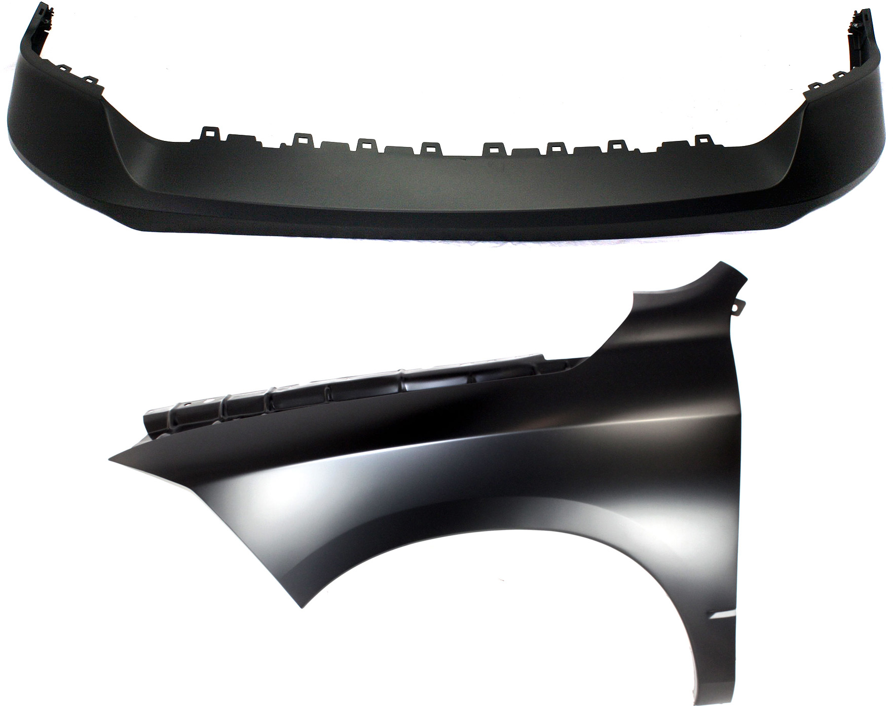 AM RAM 1500 CLASSIC 19-24 FRONT FENDER LH Primed 2 pc kit with Bumper Cover SKU KIT 012118-61 Partslink CH1240269 CH1014108 OEM 68054339AJ 68054339AI 68197697