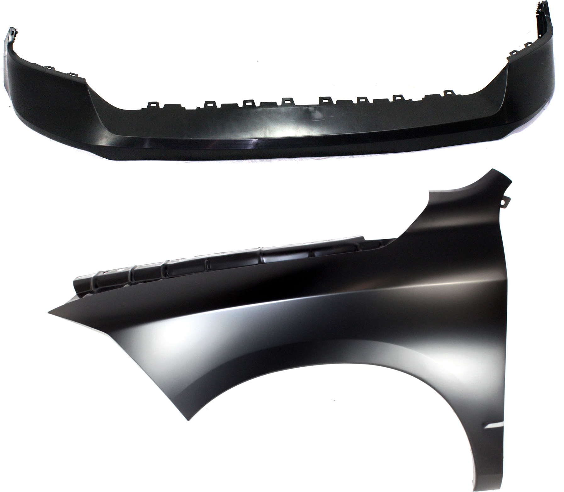 AM RAM 1500 CLASSIC 19-24 FRONT FENDER LH Primed 2 pc kit with Bumper Cover SKU KIT 012118-62 Partslink CH1240269 CH1014107 OEM 68054339AJ 68054339AI 68207014