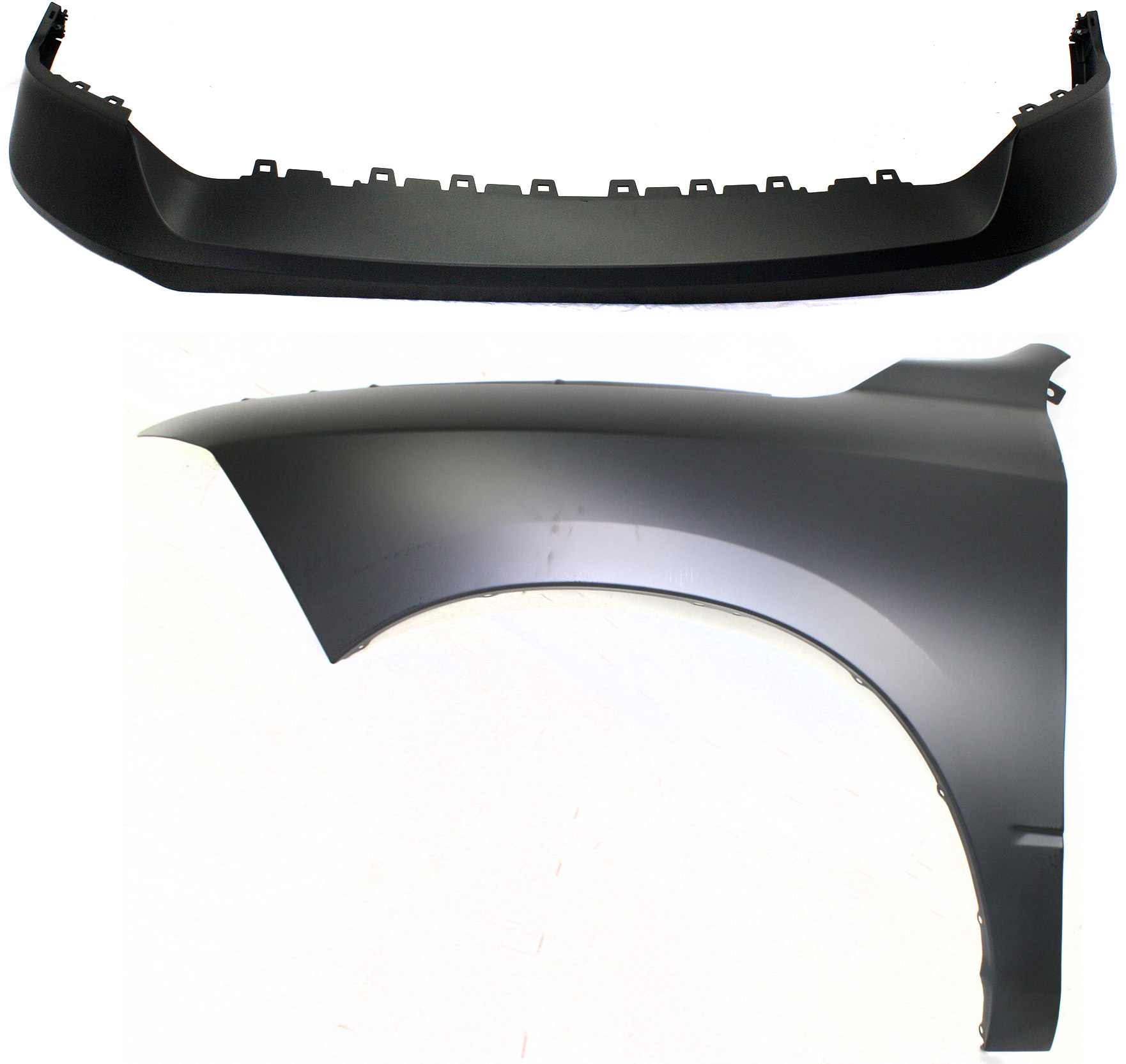 AM RAM 1500-13-18 RAM 1500 CLASSIC 19-24 FRONT FENDER LH 2 pc Kit with Bumper Cover CAPA SKU KIT 012118-65 Partslink CH1014108C CH1240269C OEM 68054339AJ 68054339AI 68197697