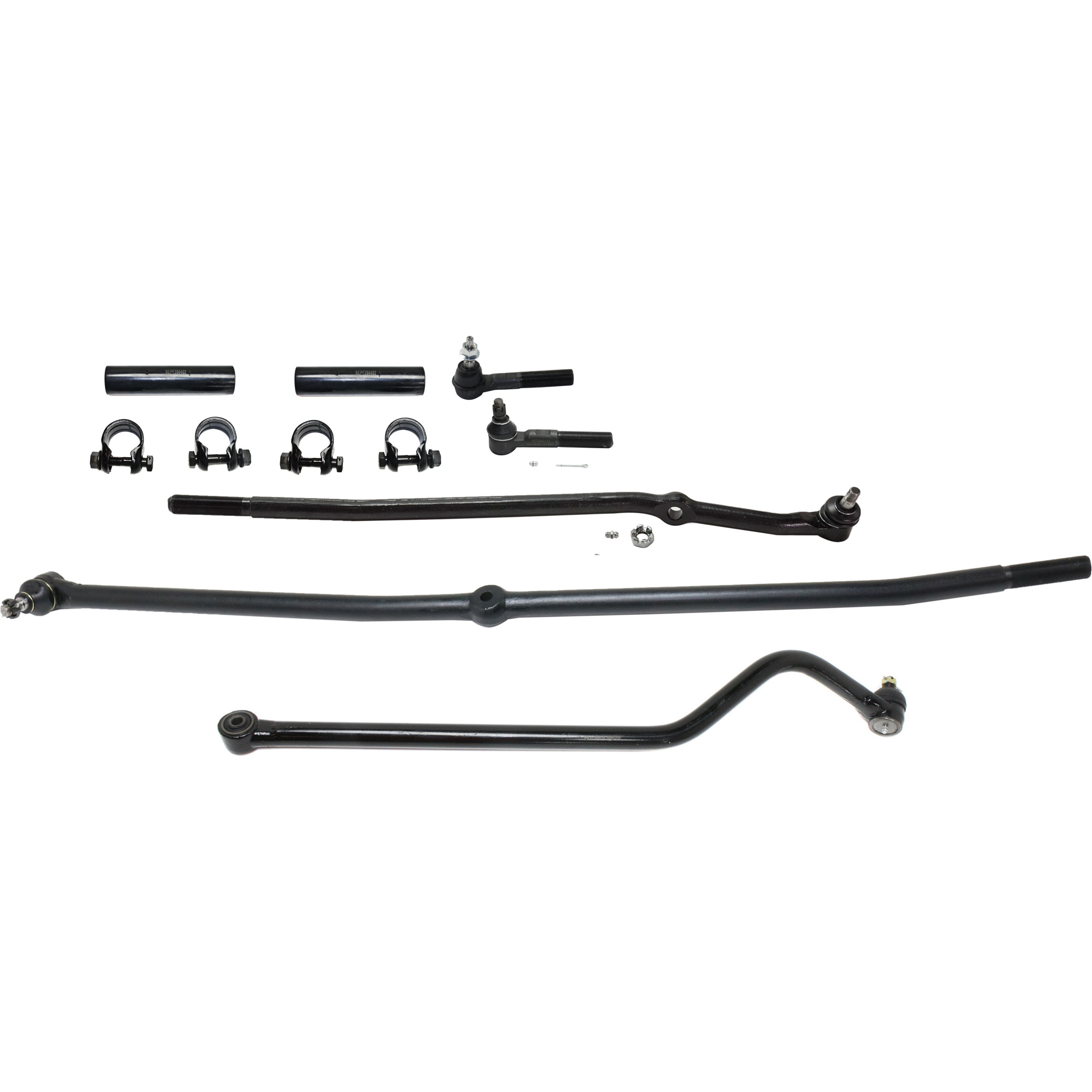 AM RAM FULLSIZE P U 00-02 FRONT SUSPENSION KIT 7 pc kit with Tie Rod Adjusting Sleeves Tie Rod Ends and Track Bar SKU KIT 012121-02-05 OEM 310258-388902-458481-2691123-4