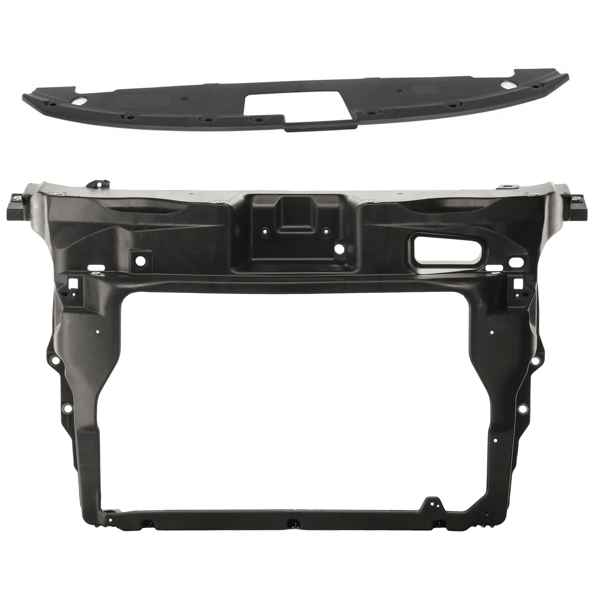 AM EXPLORER 11-15 RADIATOR SUPPORT 2 pc Kit includes Grille Reinforcement CAPA SKU KIT 012126-13 Partslink FO1207113C FO1225206C OEM BB5Z16138A BB5Z8A284BB