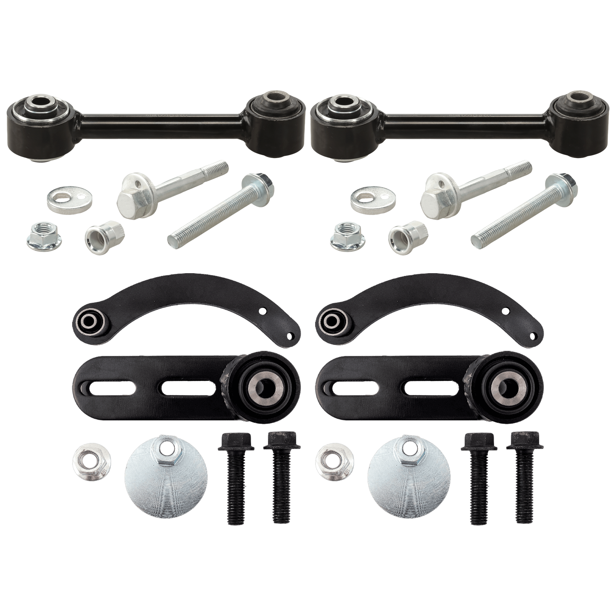 AM COMPASS 07-17 PATRIOT 07-17 REAR REAR CONTROL ARM RH AND LH Upper w o ball joint s 4 pc Kit with Lateral Link SKU KIT 012225 C107
