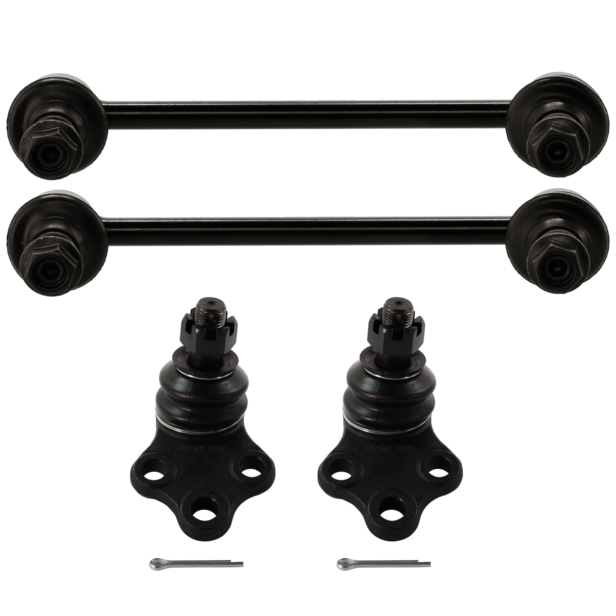 AM QX4-97-03 PATHFINDER 96-04 FRONT BALL JOINT RH AND LH Lower 4 pc Kit w Sway Bar Link SKU KIT 012225 C19 OEM D01600W025-18246-1014870-26513