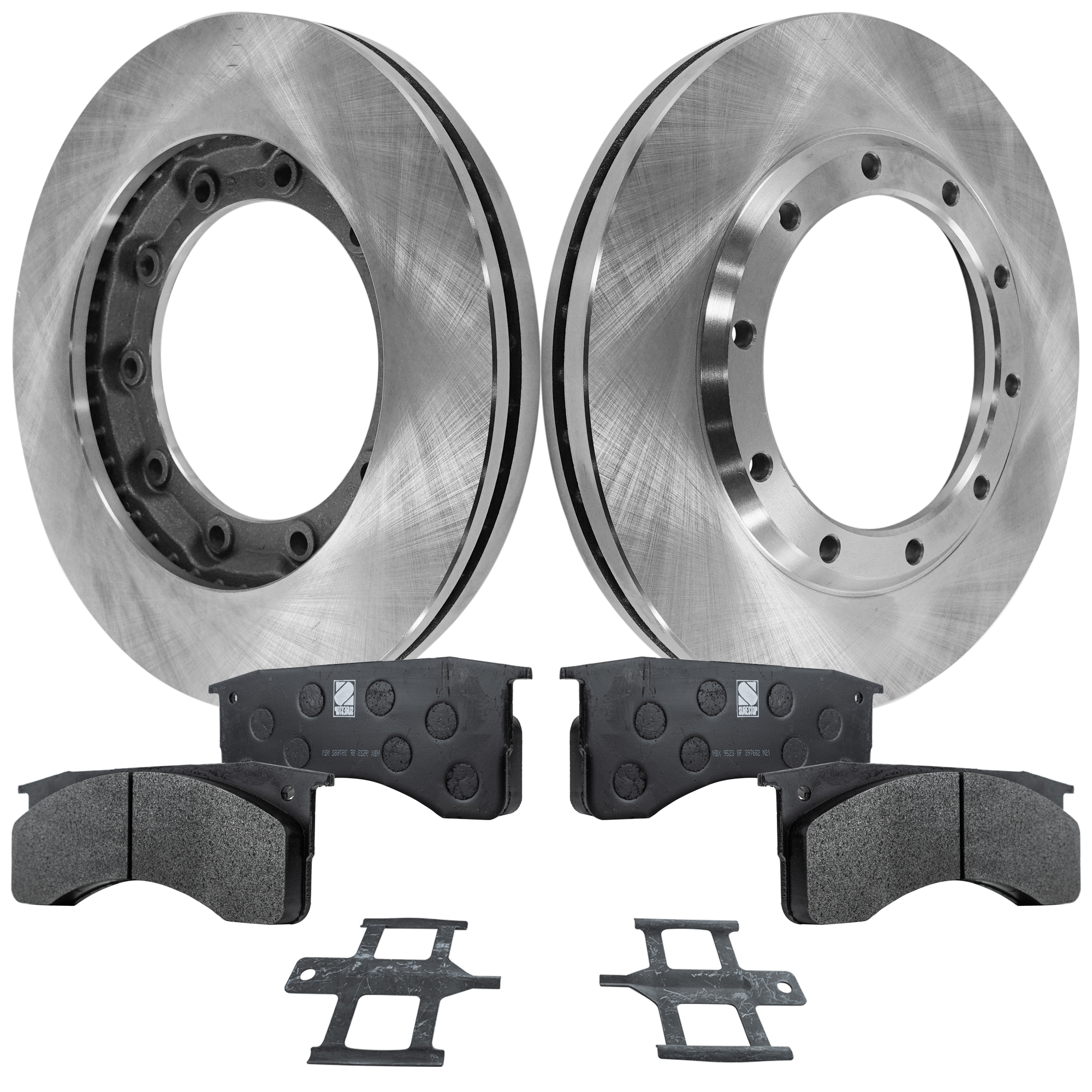 AM F650 F750-09-19 FRONT AND REAR BRAKE DISC AND PAD KIT 6 pc kit SKU KIT 012423-04 OEM 12183020-42299-60054258-680943