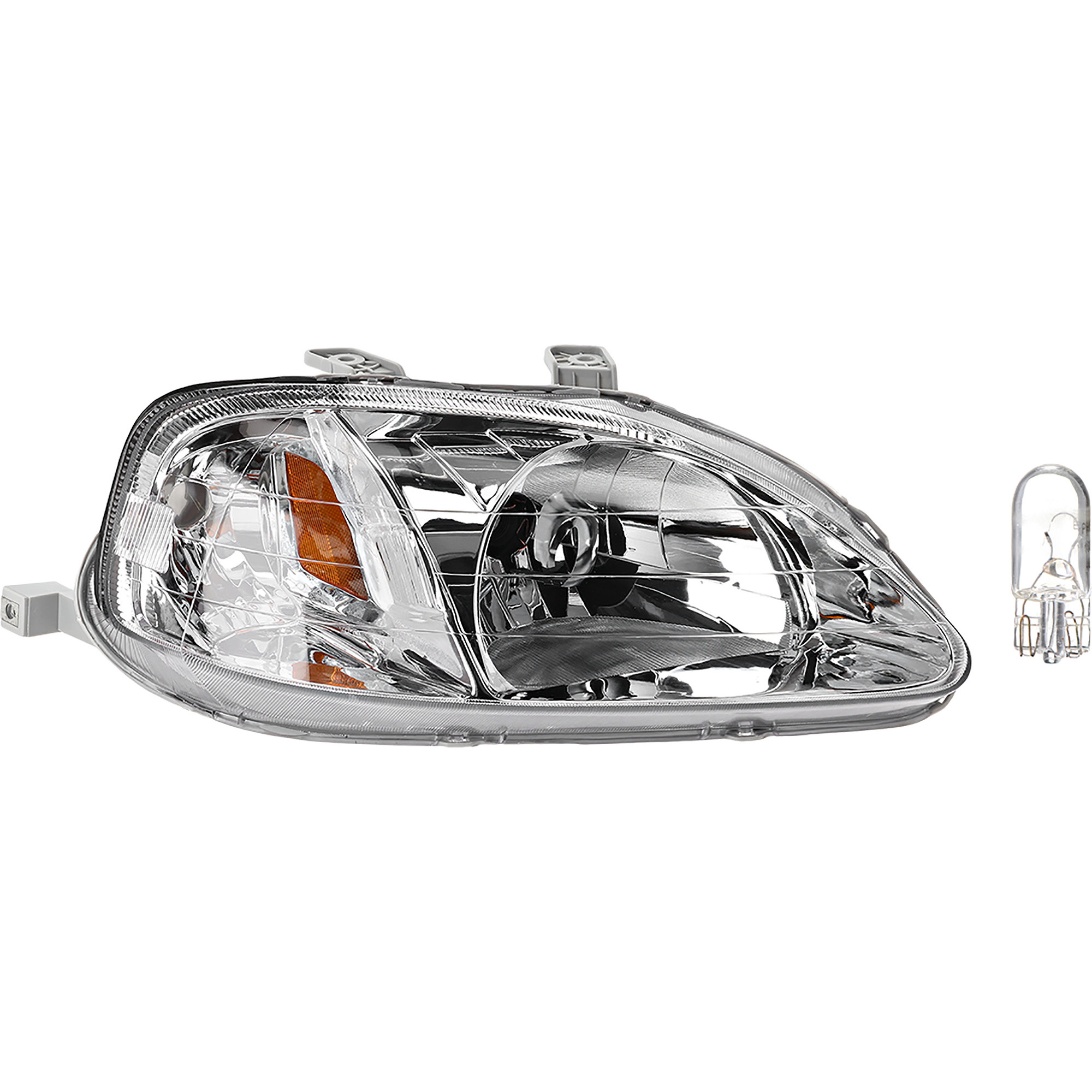 AM CIVIC 99-00 HEAD LAMP RH 2 pc kit Assembly Incandescent OE comparable SKU KIT 012524-93