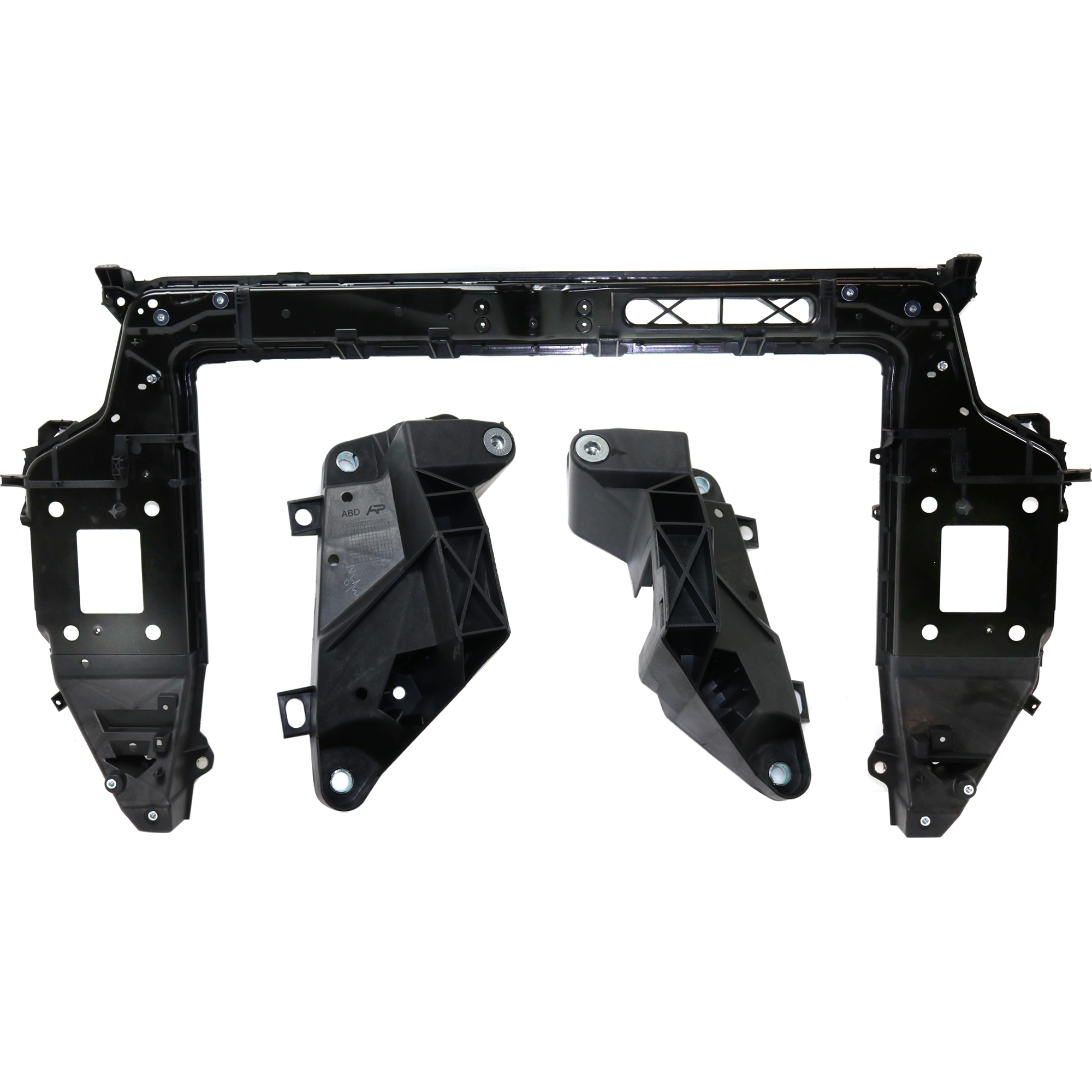 AM PACIFICA 17-24 VOYAGER 20-22 RADIATOR SUPPORT 3 pc kit Assembly with Radiator Support Bracket SKU KIT 012626-03 Partslink CH1225287 CH1225290 CH1225291 OEM 68292241AB 68292239AC 68292239