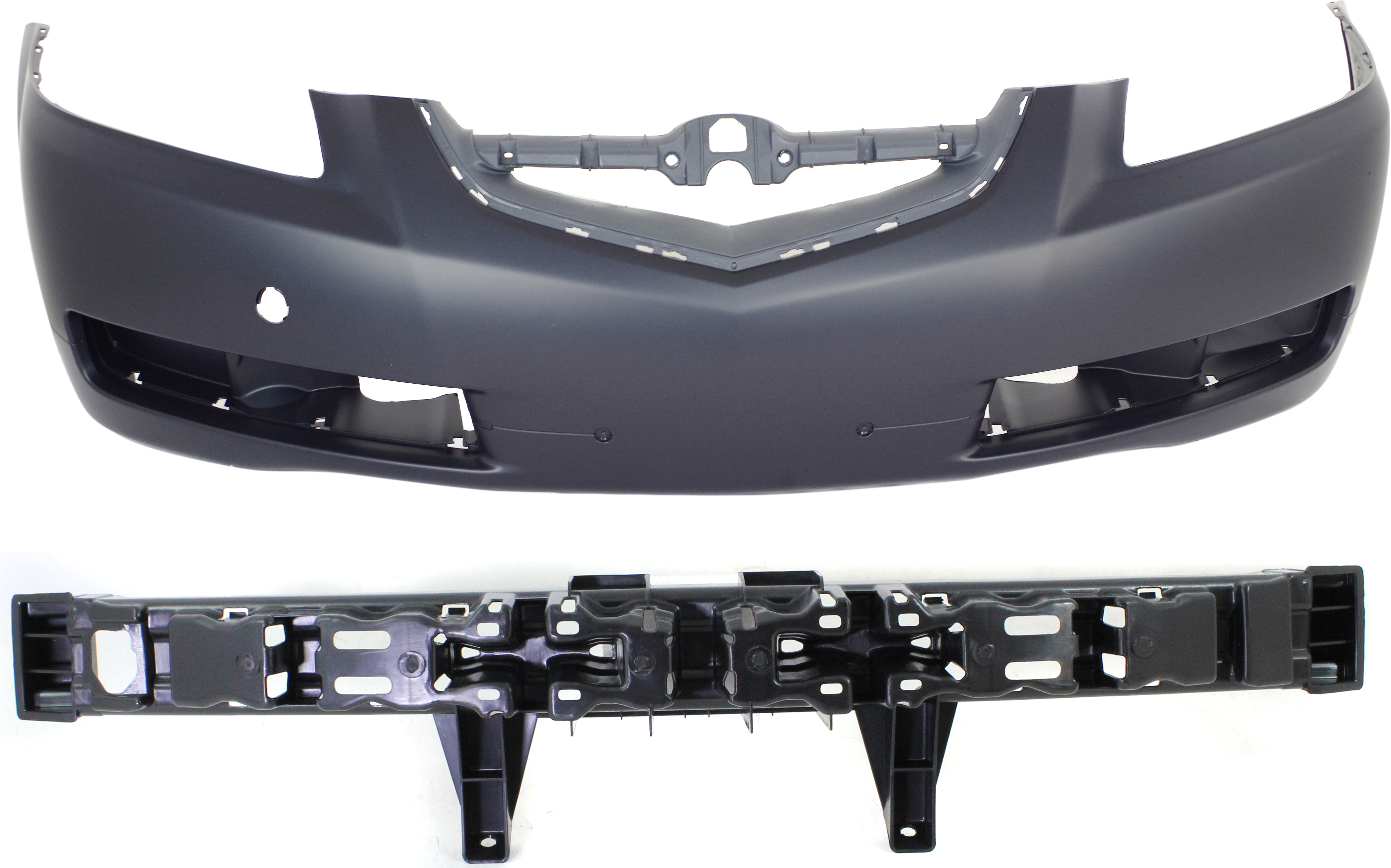 AM TL 04-06 FRONT BUMPER COVER 2 pc Kit Primed with Bumper Absorber SKU KIT 012717-90 Partslink AC1000149 AC1070120 OEM 04711SEPA90ZZ 71170SEPA02