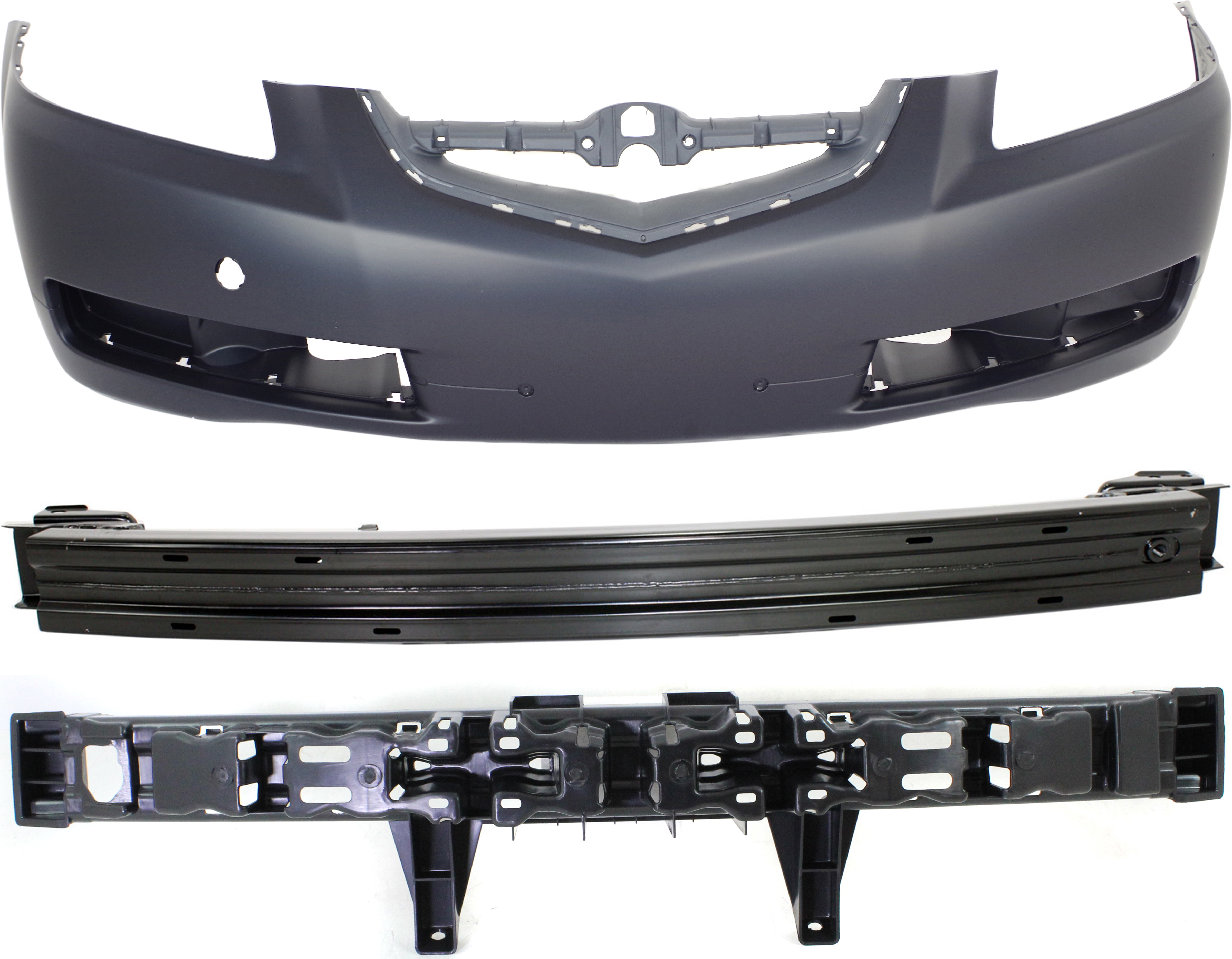 AM TL 04-06 FRONT BUMPER COVER 3 pc Kit with Bumper Absorber and Bumper Reinforcement SKU KIT 012717-92 Partslink AC1000149 AC1070120 AC1006140 AC1006142 OEM 04711SEPA90ZZ 71170SEPA02-7113