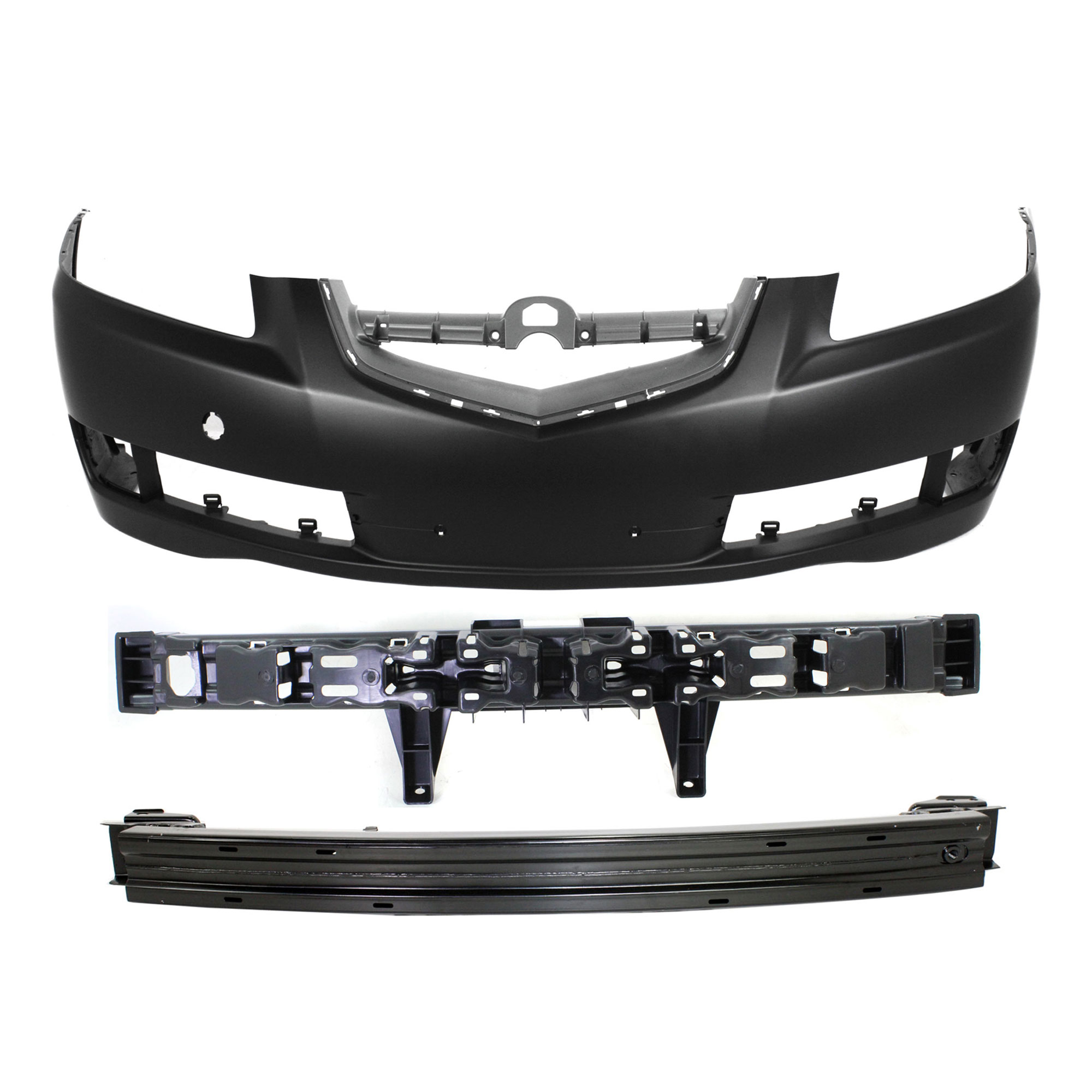 AM TL 07-08 FRONT BUMPER COVER 3 pc kit with Bumper Absorber and Bumper Reinforcement SKU KIT 012717-93 Partslink AC1000160 AC1070120 AC1006140 AC1006142 OEM 04711SEPA80ZZ 71170SEPA02-7113