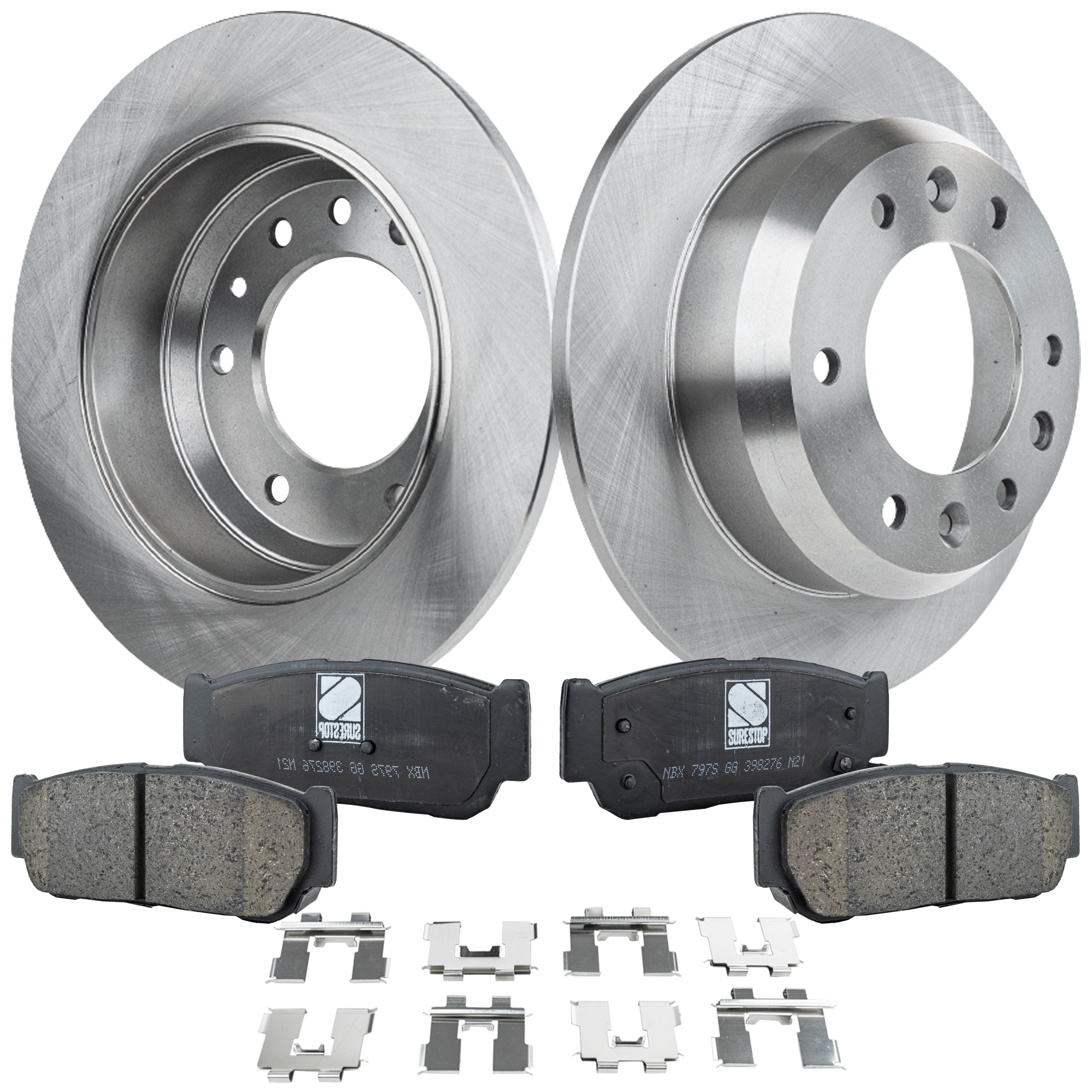 AM ENTOURAGE 07-07 REAR BRAKE DISC AND PAD KIT 4 pc kit SKU KIT 012723-01 OEM 584114D500-583023EU00-583023EU