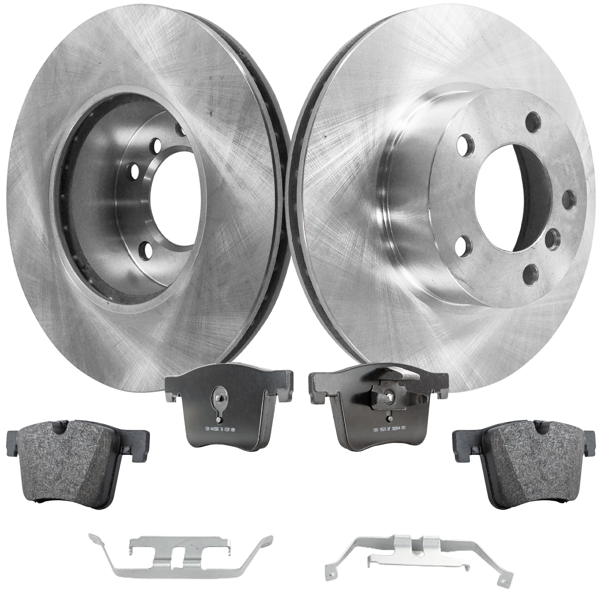 AM 320I 13-15 FRONT BRAKE DISC AND PAD KIT 4 pc kit SKU KIT 012723-04 OEM 34116764643-34116772669-341168