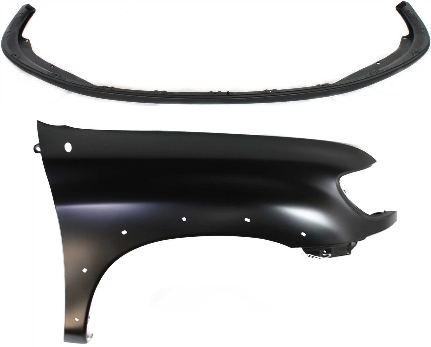 AM TUNDRA 00-06 FRONT FENDER RH 2 pc Kit Includes Bumper Cover SKU KIT 012818-40 Partslink TO1241176 TO1000198 OEM 538010C041-521190C010