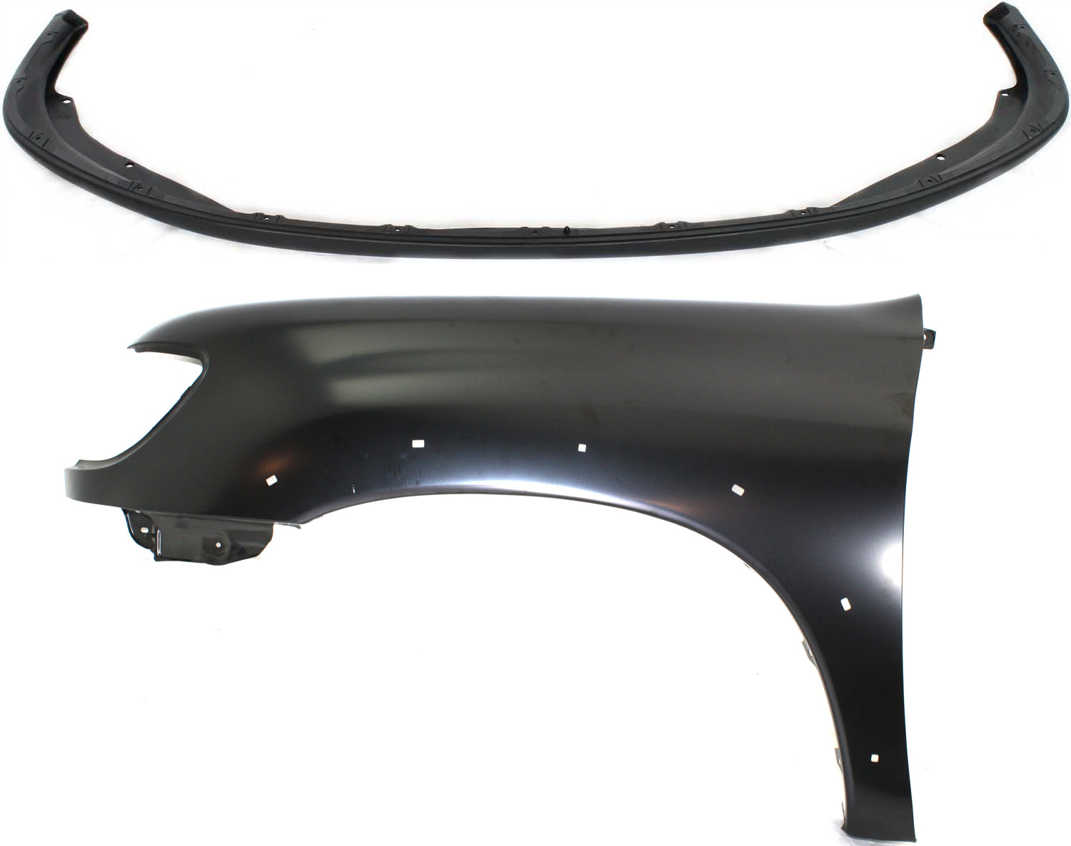 AM TUNDRA 00-06 FRONT FENDER LH 2 pc Kit Includes Bumper Cover SKU KIT 012818-47 Partslink TO1240176 TO1000198 OEM 538020C041-521190C010