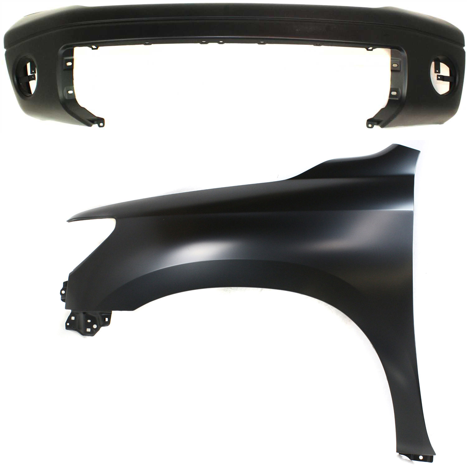AM TUNDRA 07-13 FRONT FENDER LH 2 pc Kit Includes Bumper Cover SKU KIT 012818-52 Partslink TO1240217 TO1000332 OEM 538020C170-521190C944