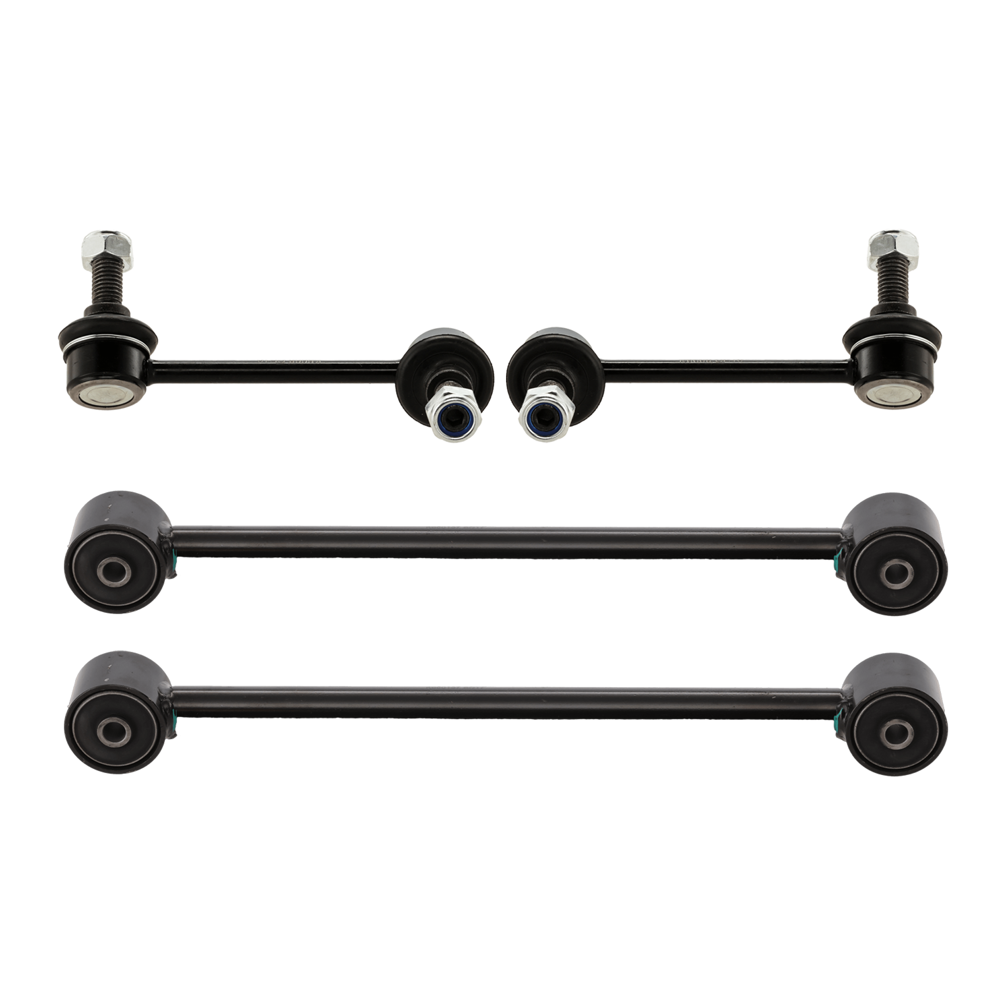 AM TRAILBLAZER ENVOY 02-09 REAR REAR CONTROL ARM Lower w o ball joint s 4 pc Kit with Sway Bar Link SKU KIT 012925 C07 OEM 18360-1016419-2651464-5451255