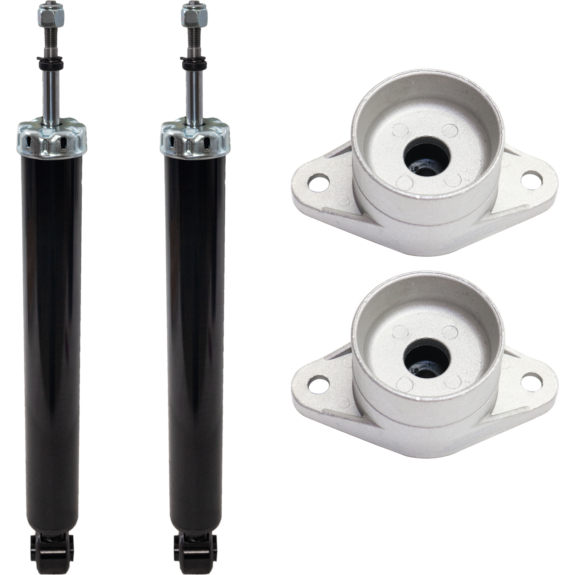 AM AZERA 06-11 SONATA 06-10 REAR SHOCK ABSORBER RH AND LH Gas Charged Twin tube 4 pc Kit w Shock and Strut Mount SKU KIT 012925 C105