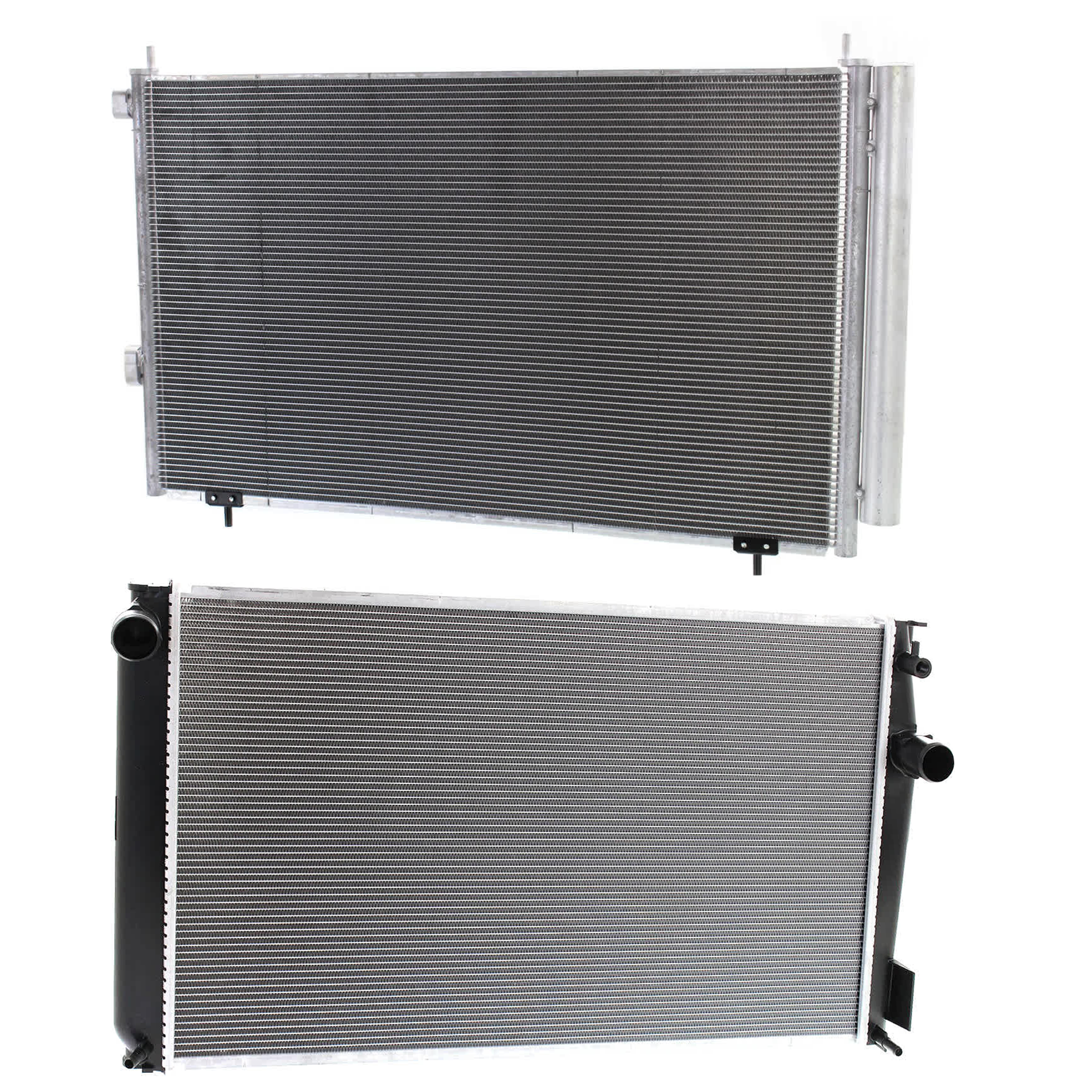 AM RAV4-13-15 RADIATOR 2 pc Kit w A C Condenser SKU KIT 012925 C139 Partslink TO3030325 OEM 884600R030