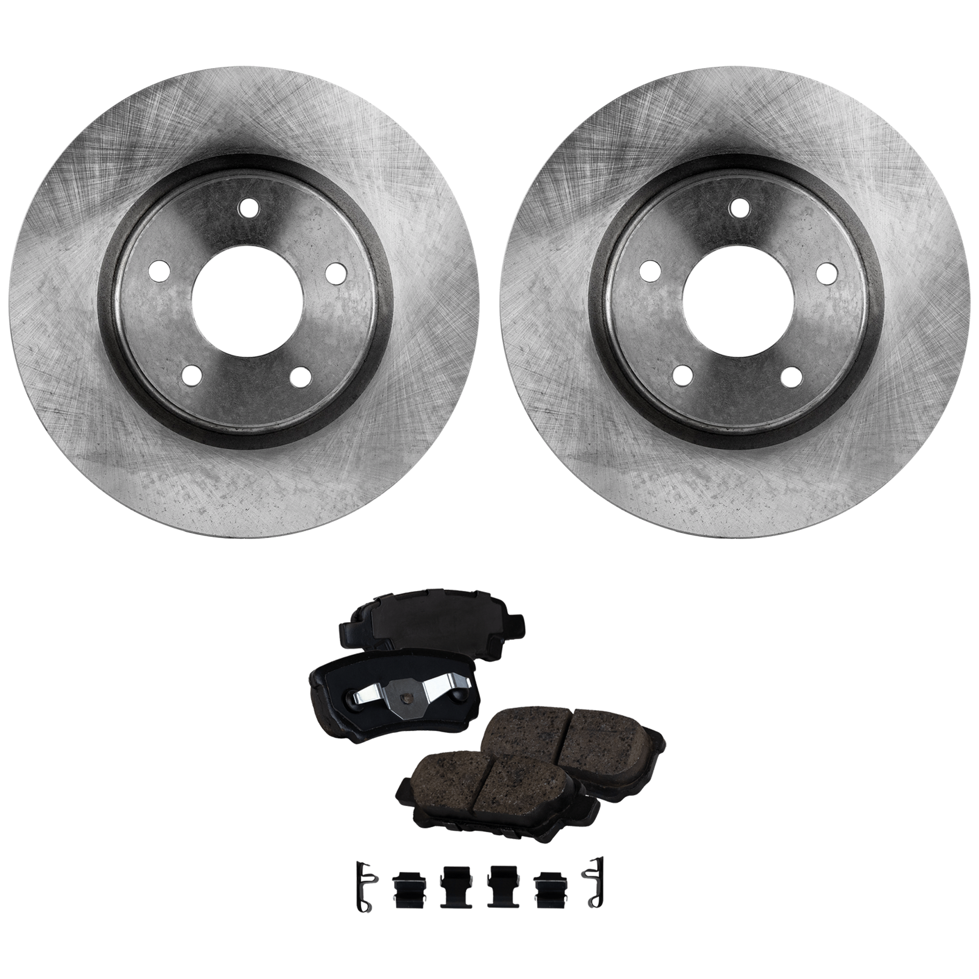 AM ALTIMA 13-21 FRONT BRAKE DISC AND PAD KIT 4 pc Kit Plain Surface Vented 5 Lugs SKU KIT 012925 C183 OEM 44760-0833555-850377-981780-60