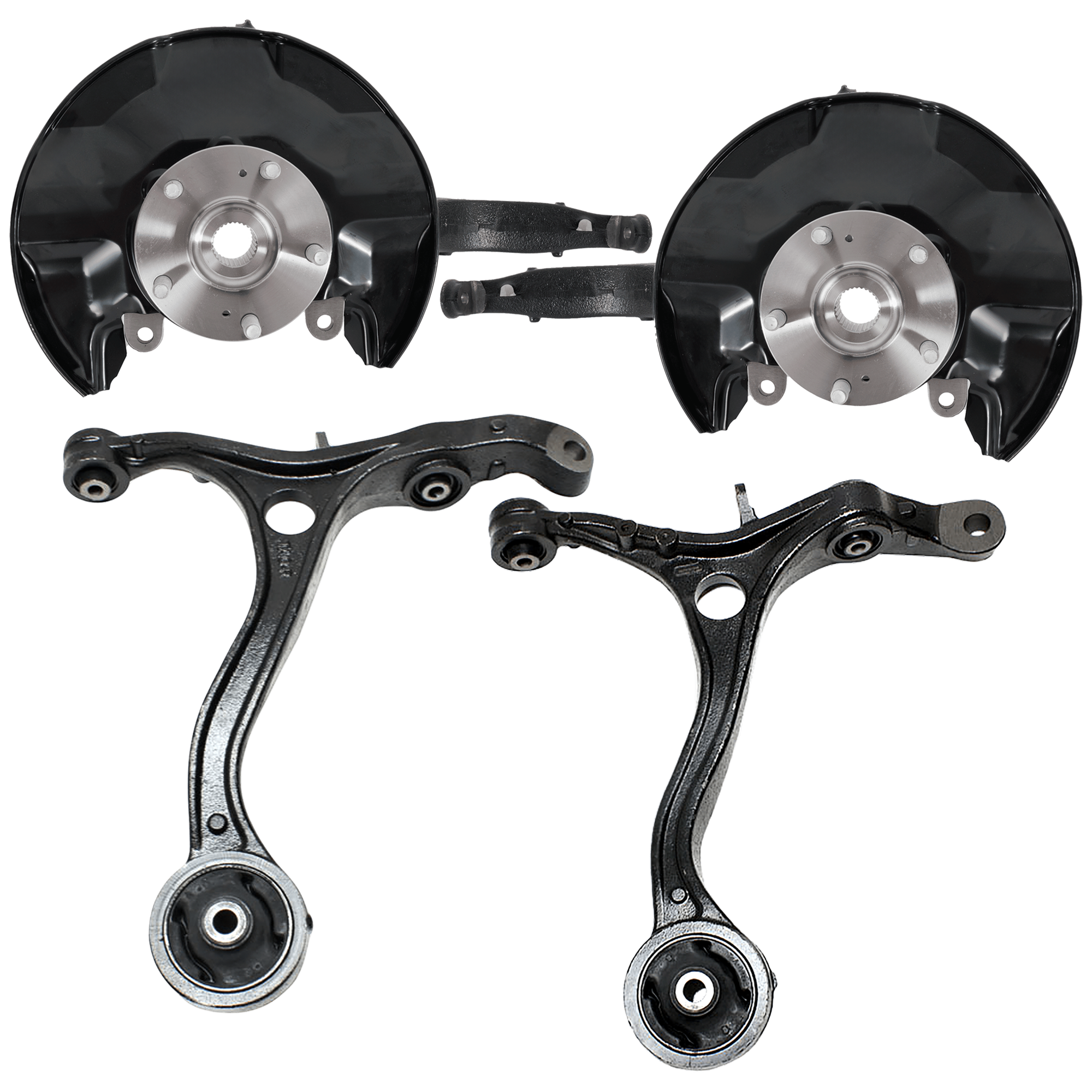 AM ACCORD 08-12 TSX 09-14 FRONT KNUCKLE RH AND LH 4 pc Kit w Control Arm SKU KIT 012925 C20 OEM 51350TA0A00-51350TE1A00-51350T