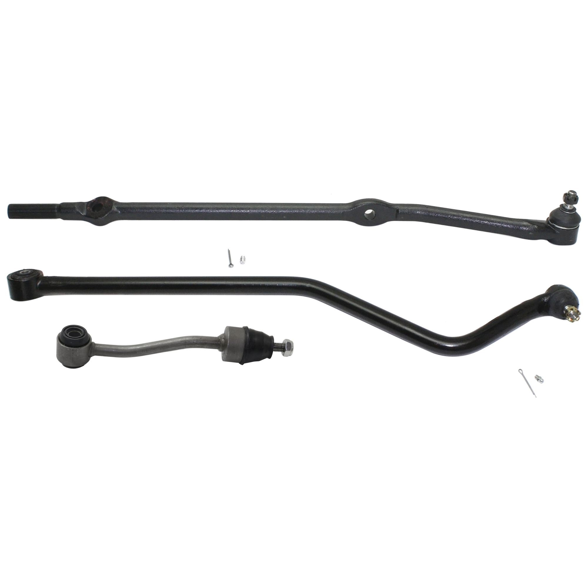 AM WRANGLER 97-06 FRONT TRACK BAR 3 pc Kit w Sway Bar Link and Tie Rod End SKU KIT 012925 C235 OEM 52087771AB 52087887