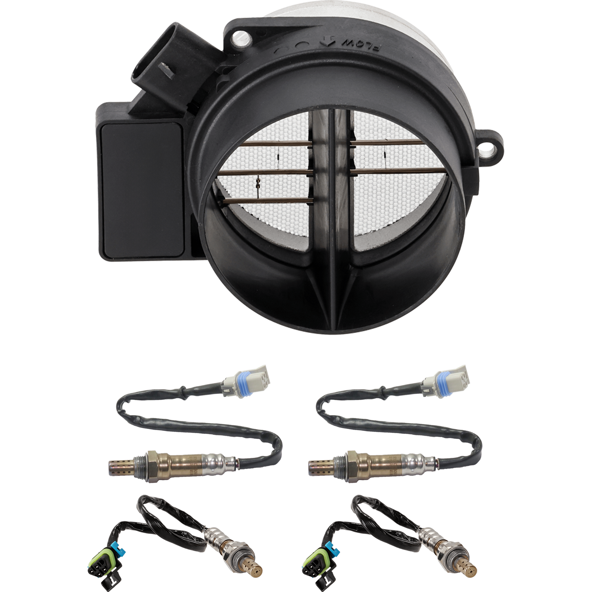 AM SILVERADO SIERRA 03-07 MASS AIR FLOW SENSOR 5 pc Kit w Oxygen Sensor SKU KIT 012925 C276