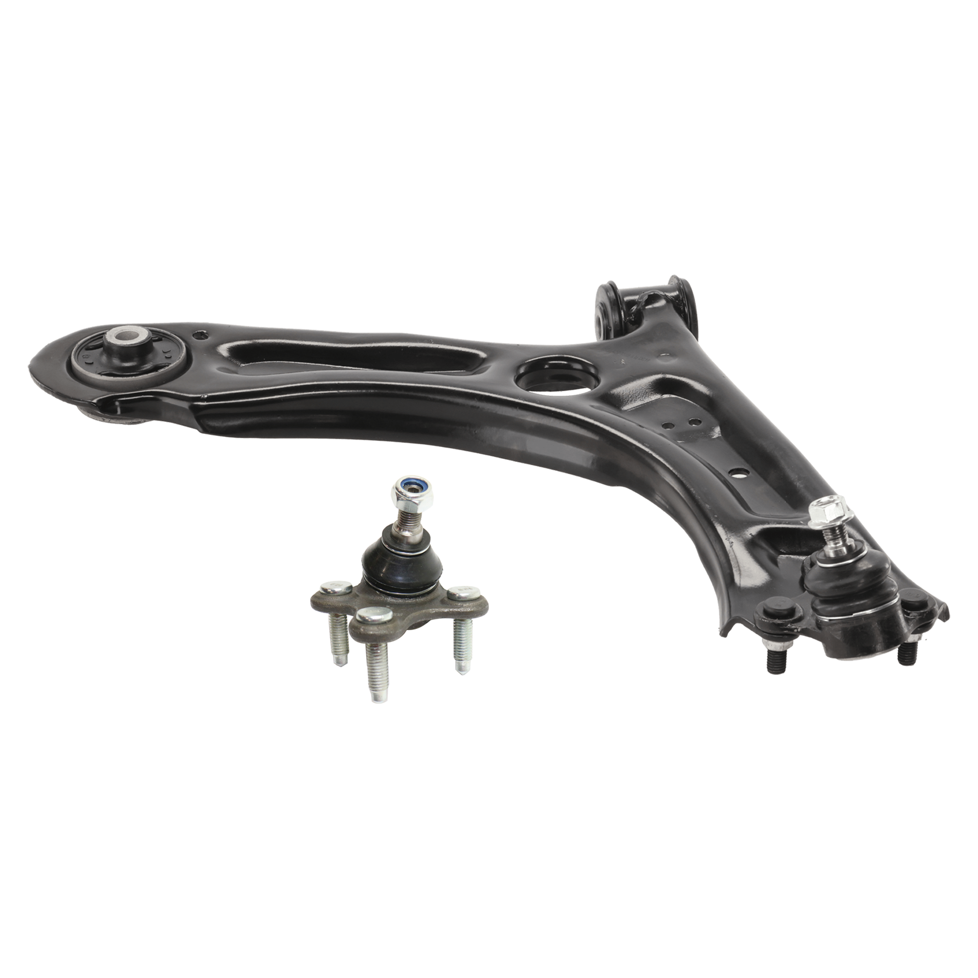 AM JETTA 11-18 FRONT CONTROL ARM RH Lower w ball joint s 2 pc Kit with Ball Joint SKU KIT 012925 C28 OEM 1015972-2601617-5051337-1K0407
