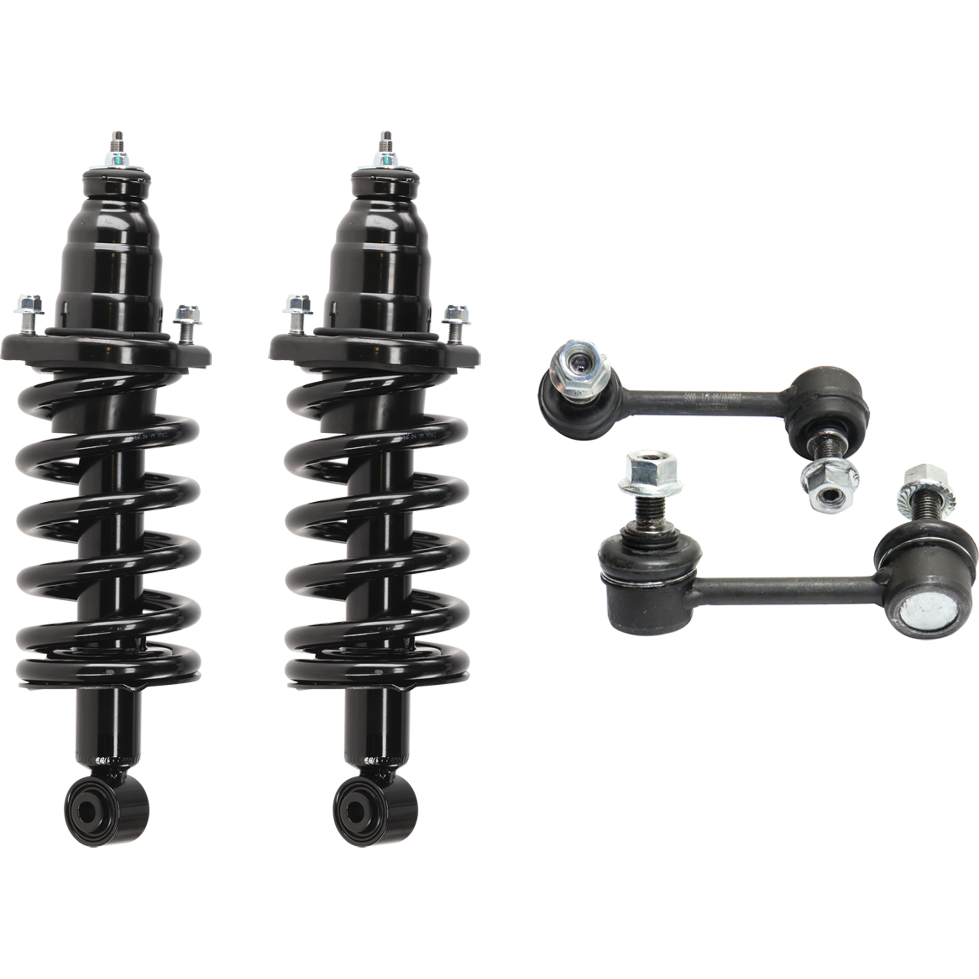 AM ELEMENT 03-11 REAR LOADED STRUT RH AND LH 4 pc Kit w Sway Bar Link SKU KIT 012925 C313 OEM 815881-15344-171101R G57425