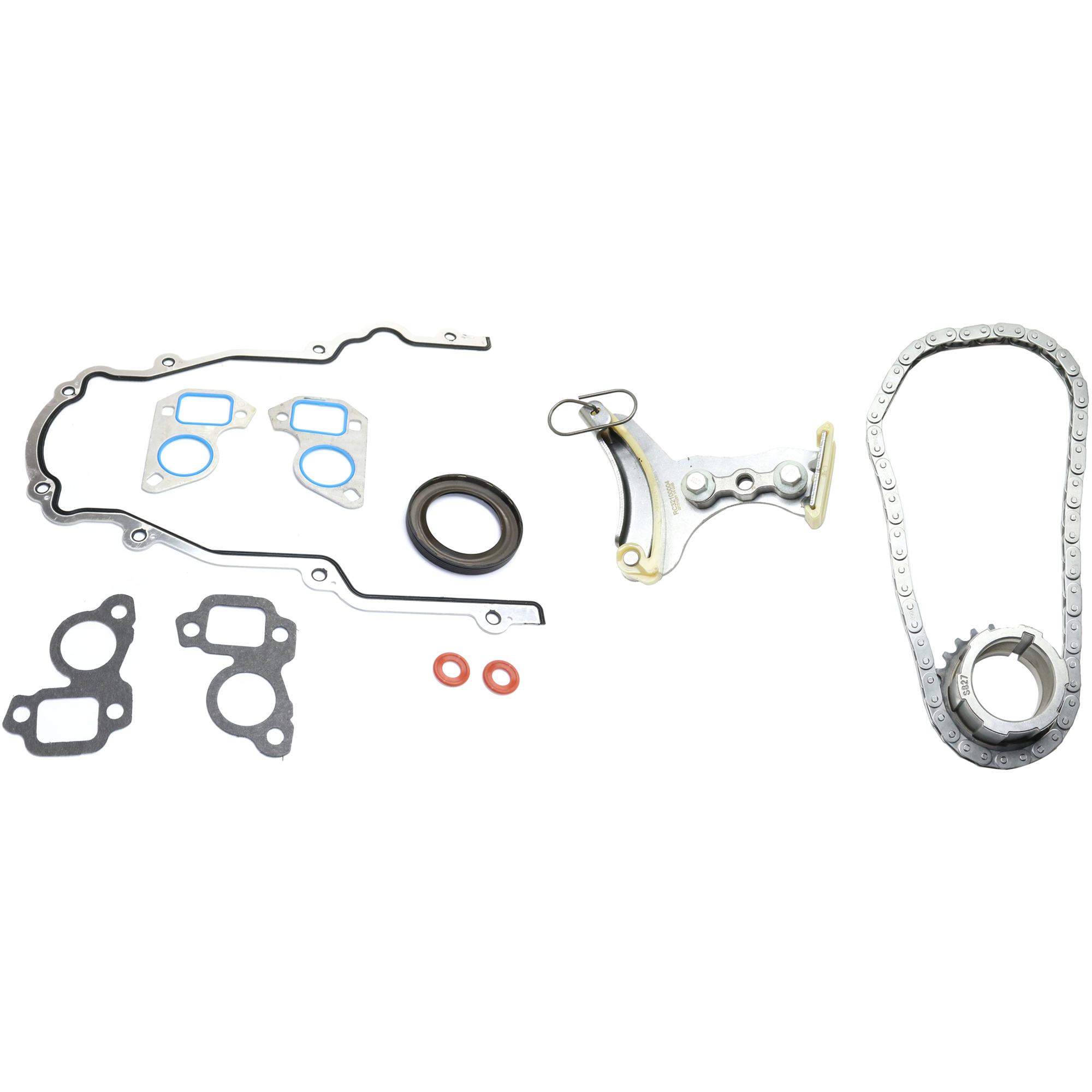 AM SILVERADO SIERRA FULL SIZE PICKUP 07-16 TIMING CHAIN KIT w o Gears 2 pc Kit w Timing Chain Kit and Timing Cover Gasket SKU KIT 012925 C346 OEM 14669-151019801 ATC3710 JV5022
