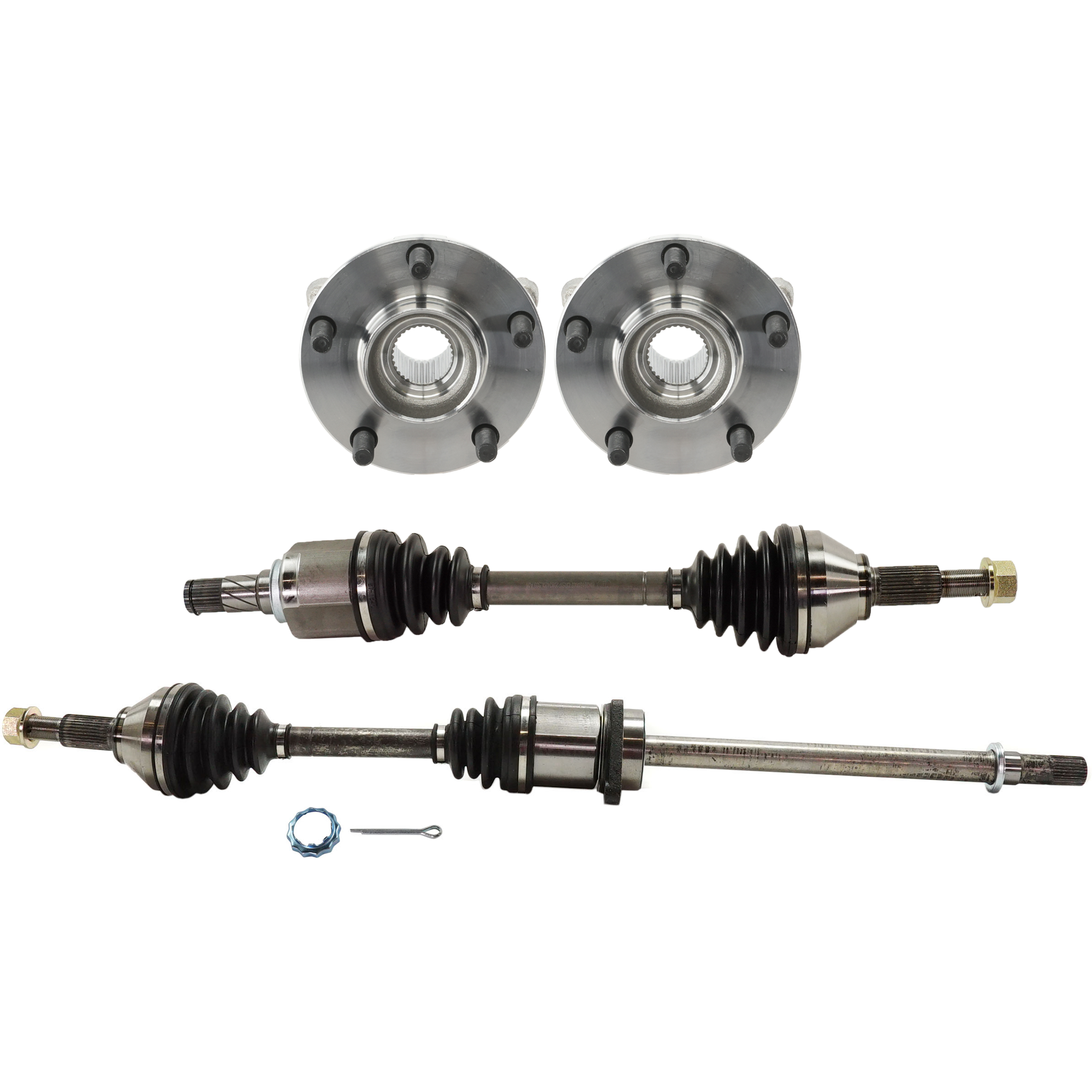 AM MAXIMA 09-14 FRONT CV AXLE ASSEMBLY RH AND LH 4 pc Kit w Wheel Hub SKU KIT 012925 C375 OEM 91285204