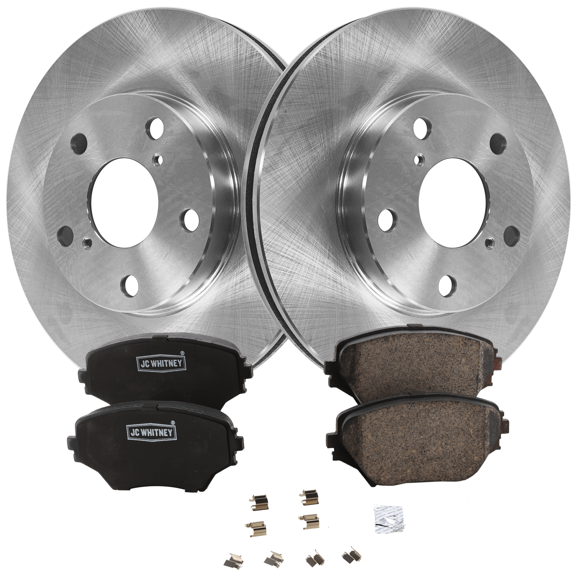 AM RAV4-01-05 FRONT BRAKE DISC AND PAD kit 4 pc kit SKU KIT 012925 C408 OEM 4351242030-0446542070-04465420