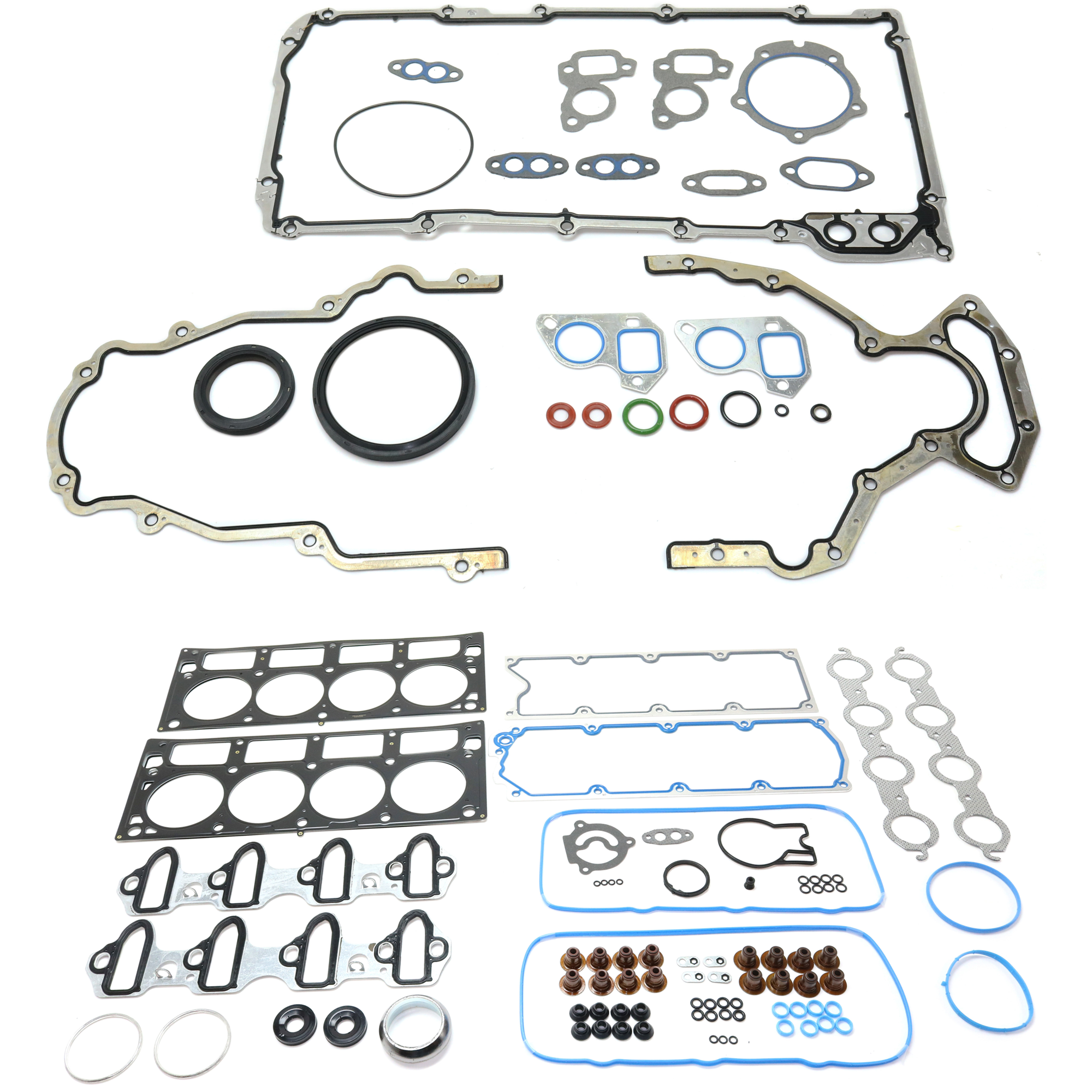 AM SIERRA SILVERADO FULL SIZE P U 04-07 CYLINDER HEAD GASKET 2 pc Kit w Engine Conversion Gasket Set SKU KIT 012925 C81
