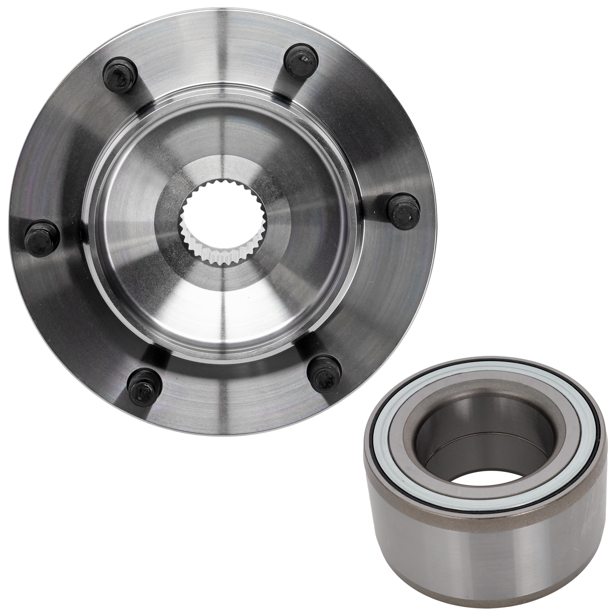 AM 4RUNNER 96-02 SEQUOIA 01-07 FRONT WHEEL BEARING RH=LH 4WD 2 pc Kit w Wheel Hub SKU KIT 012925 C87